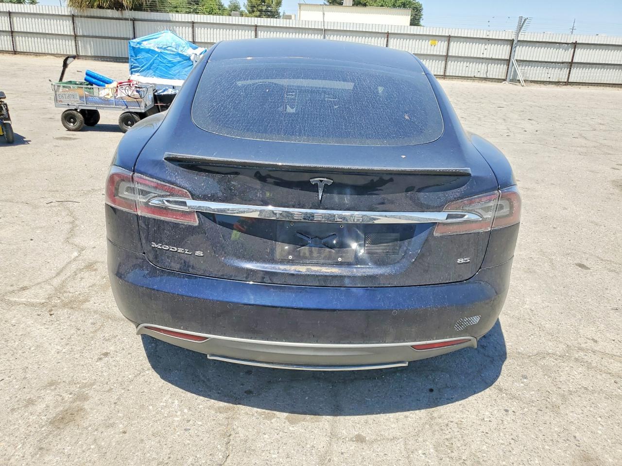 2014 Tesla Model S Синий vin: 5YJSA1H15EFP51905