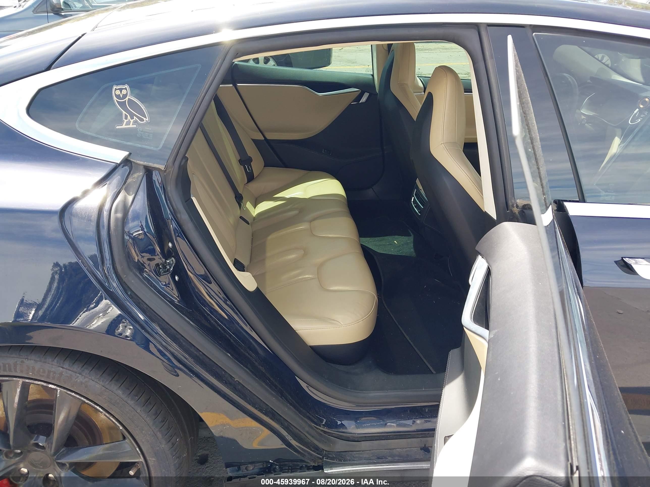 2014 Tesla Model S P85 Blue vin: 5YJSA1H15EFP54030