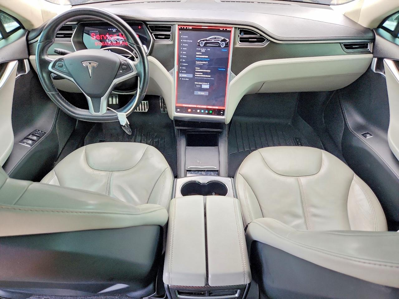 2014 Tesla Model S Black vin: 5YJSA1H16EFP42176