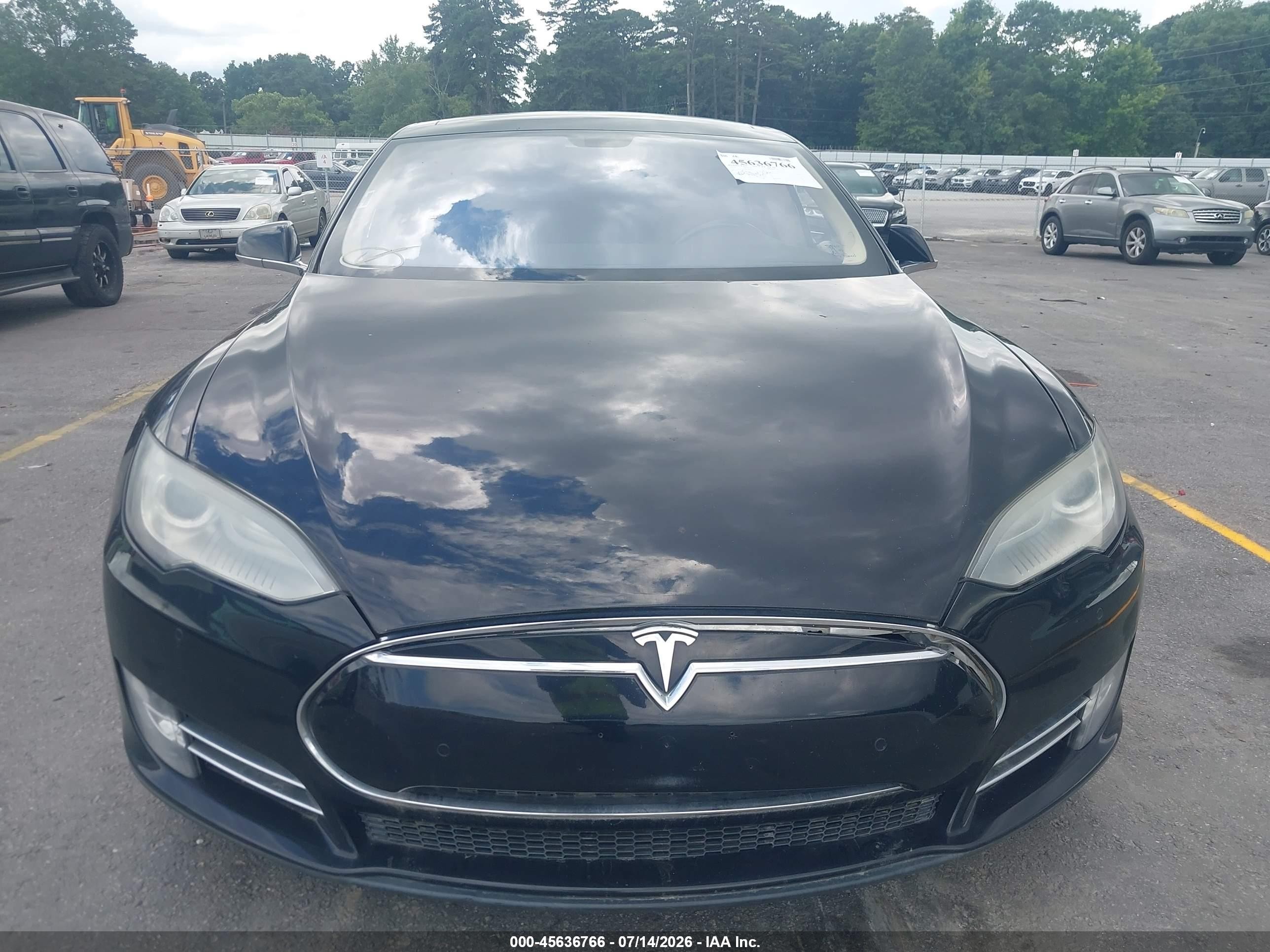 2014 Tesla Model S P85 Black vin: 5YJSA1H16EFP45613