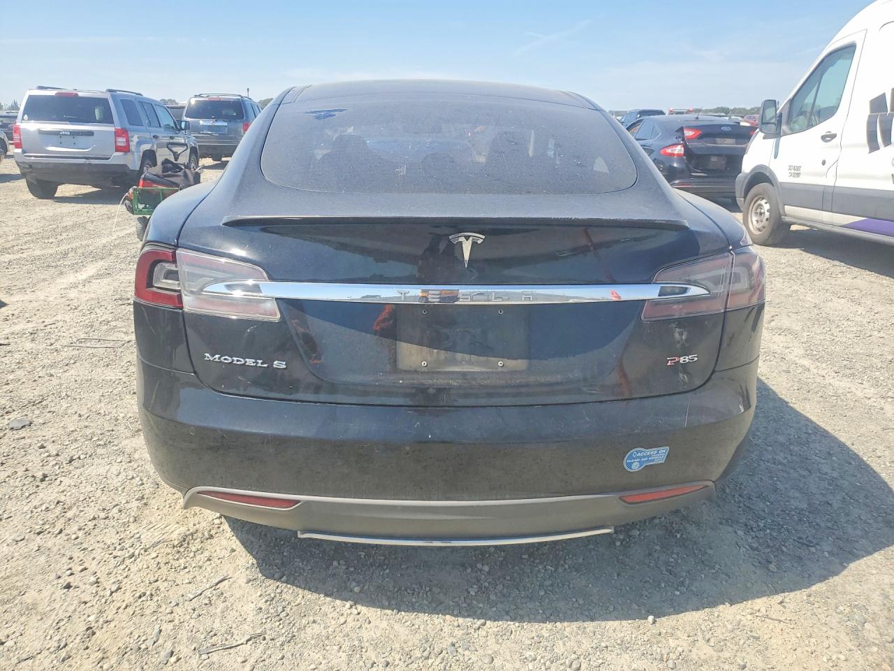 2014 Tesla Model S Black vin: 5YJSA1H16EFP47507