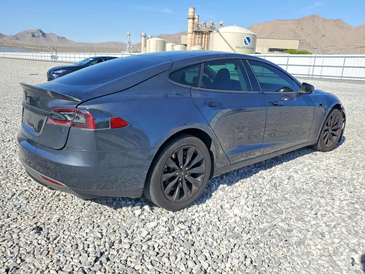 2014 Tesla Model S Gray vin: 5YJSA1H16EFP50942