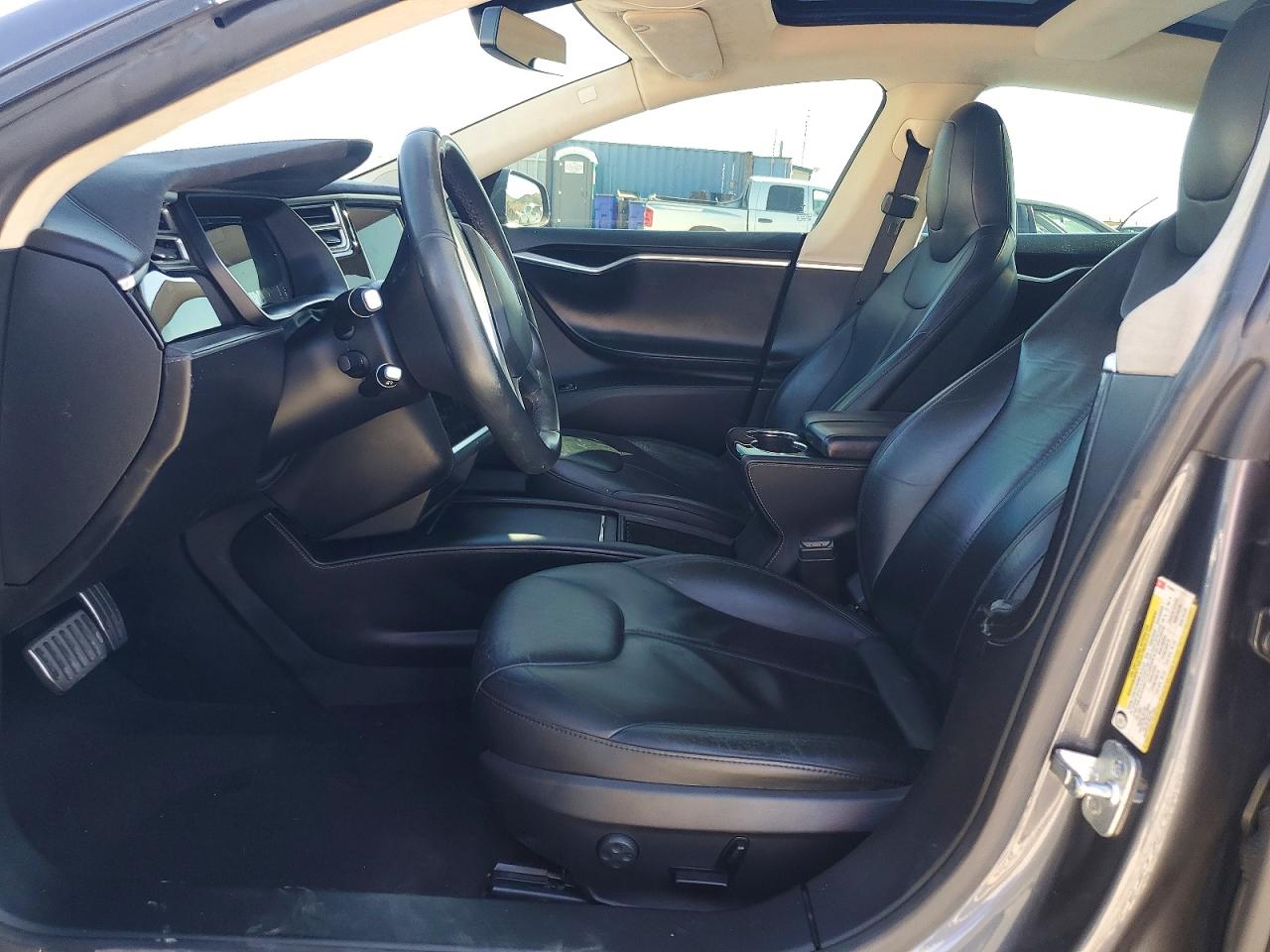 2014 Tesla Model S Gray vin: 5YJSA1H16EFP50942