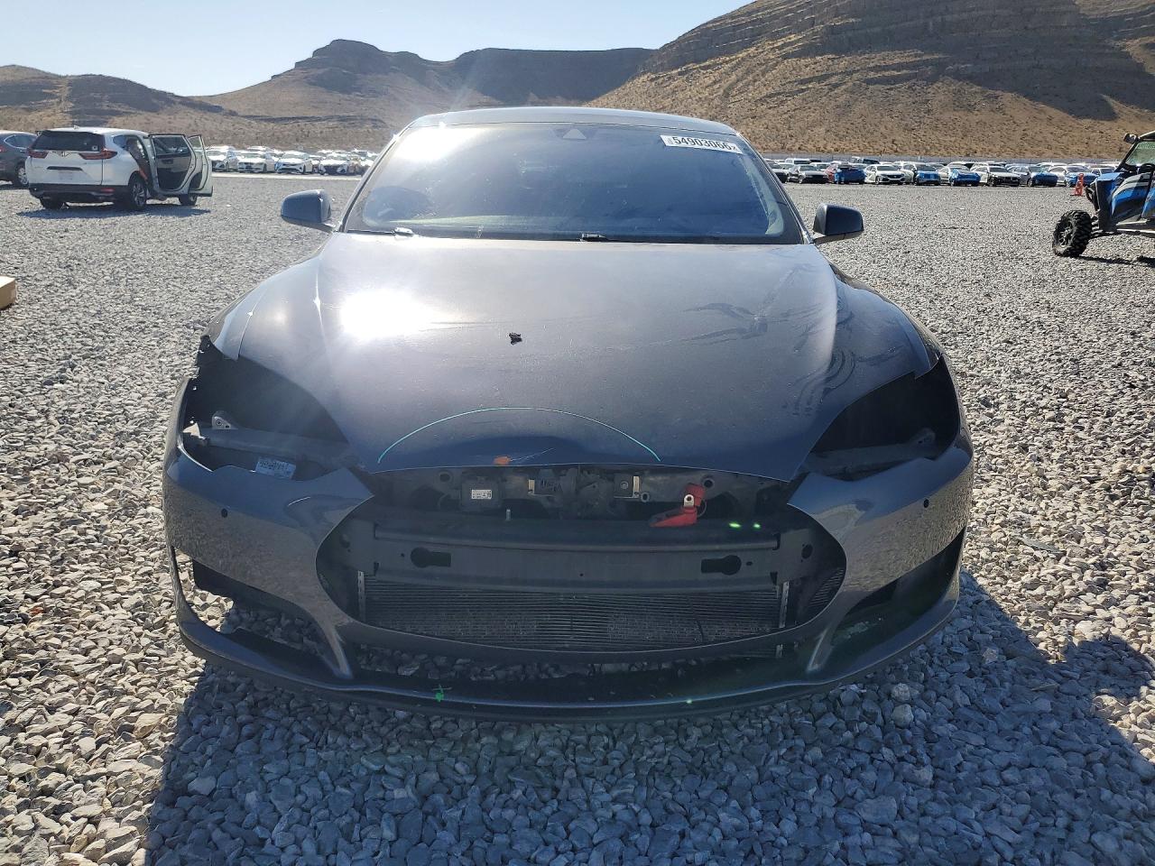 2014 Tesla Model S Gray vin: 5YJSA1H16EFP50942