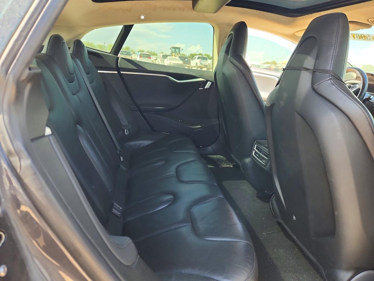 2014 Tesla Model S Gray vin: 5YJSA1H16EFP53355