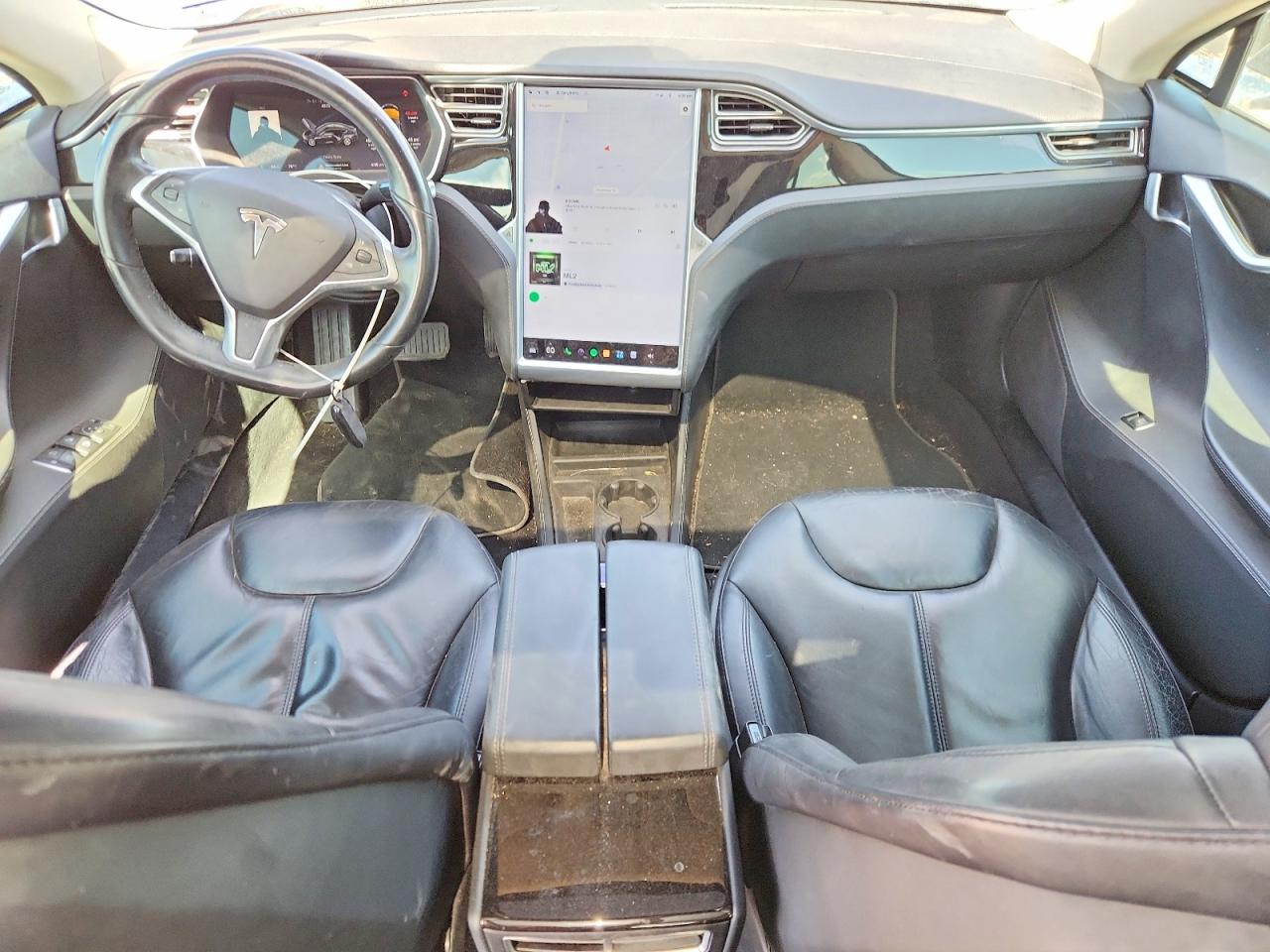 2014 Tesla Model S Gray vin: 5YJSA1H16EFP53355