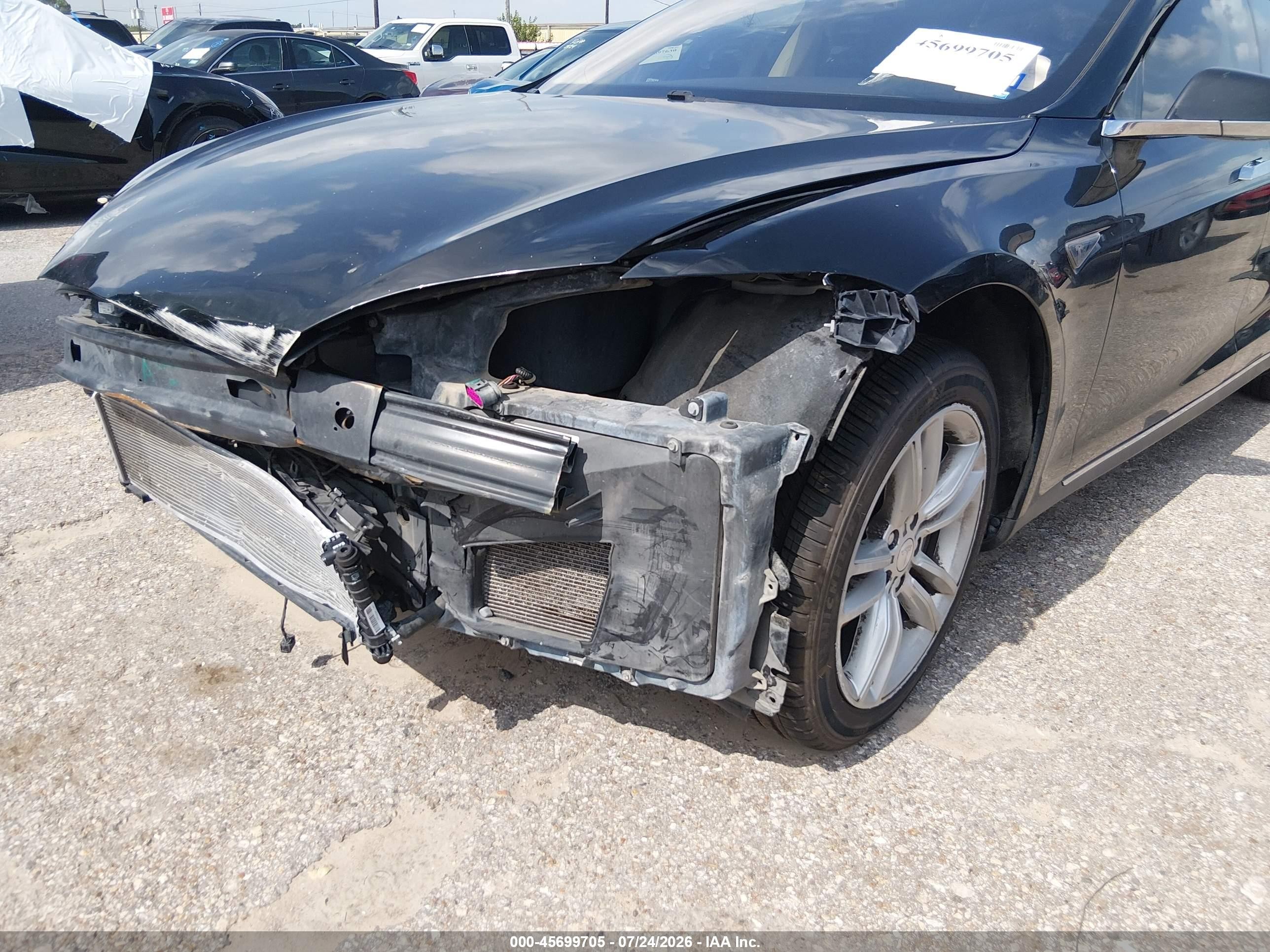 2014 Tesla Model S P85 Black vin: 5YJSA1H16EFP55767