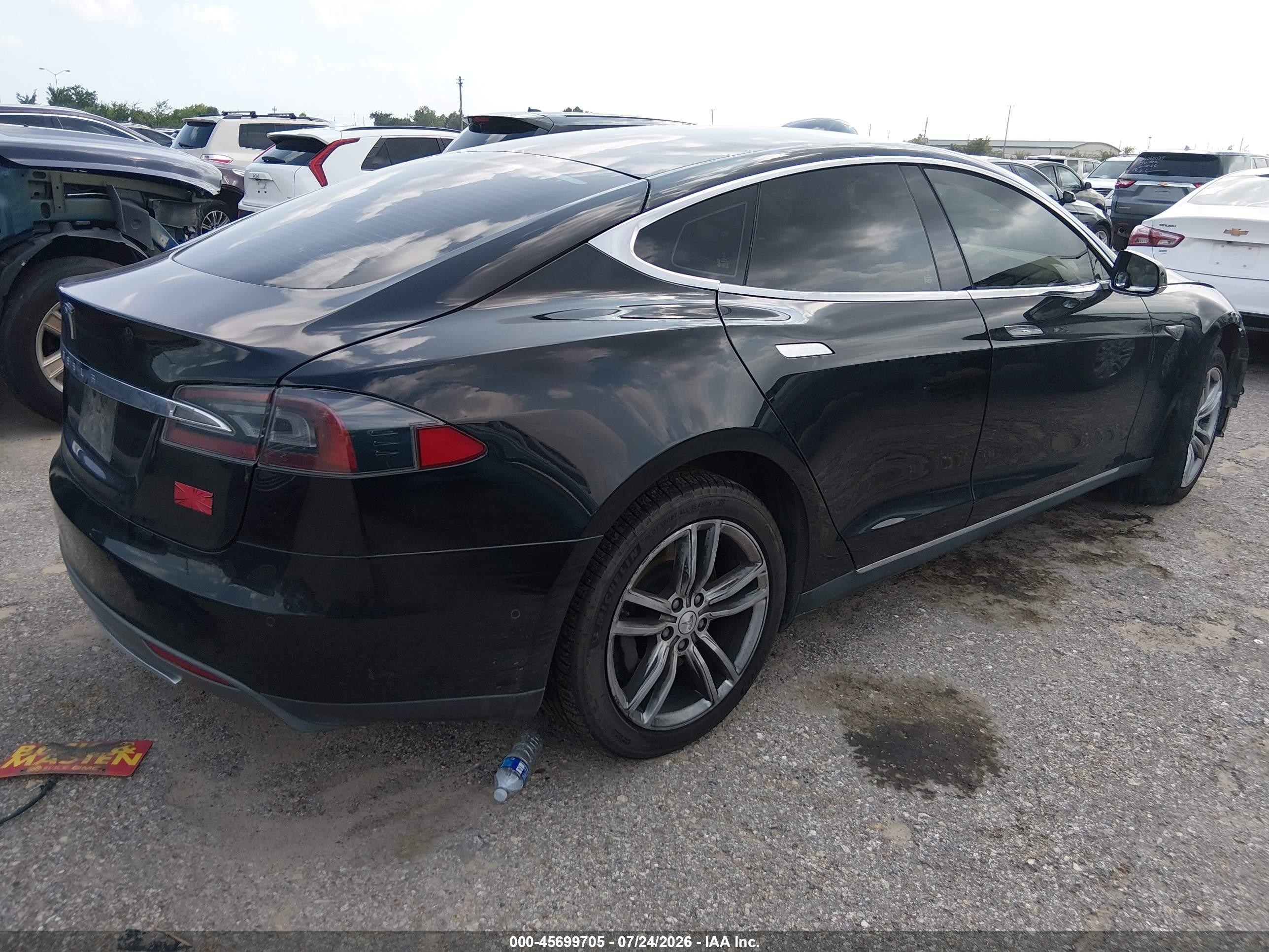 2014 Tesla Model S P85 Black vin: 5YJSA1H16EFP55767
