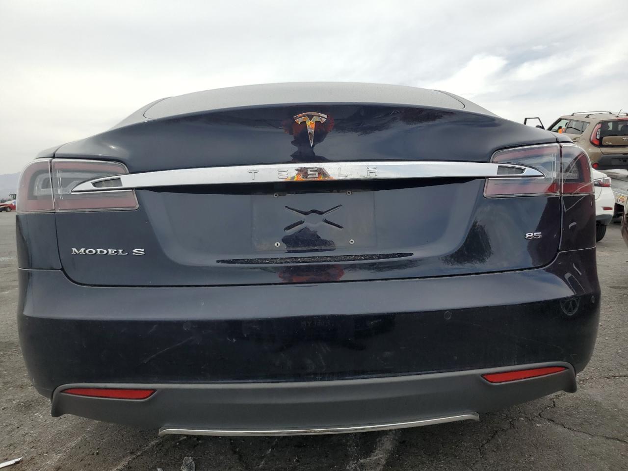 2014 Tesla Model S Blue vin: 5YJSA1H16EFP63710