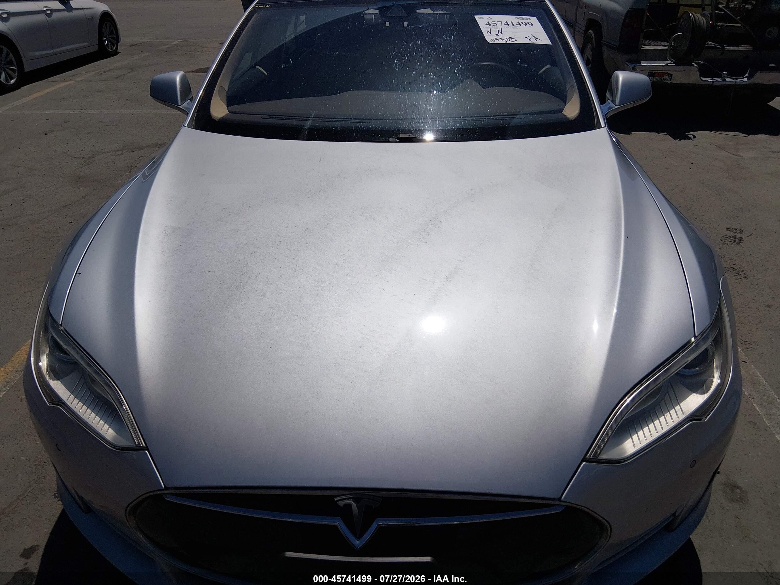 2015 Tesla Model S 60/70/85 Silver vin: 5YJSA1H16FF083999