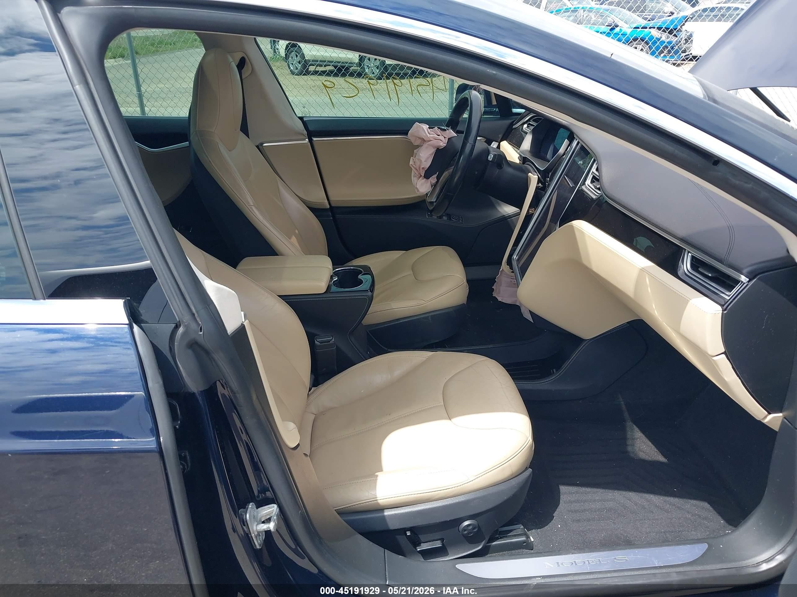 2015 Tesla Model S 60/70/85 Blue vin: 5YJSA1H16FFP74479