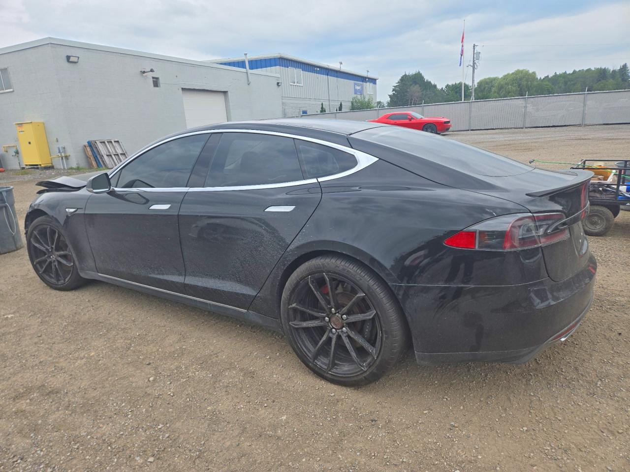 2014 Tesla Model S Black vin: 5YJSA1H17EFP44194