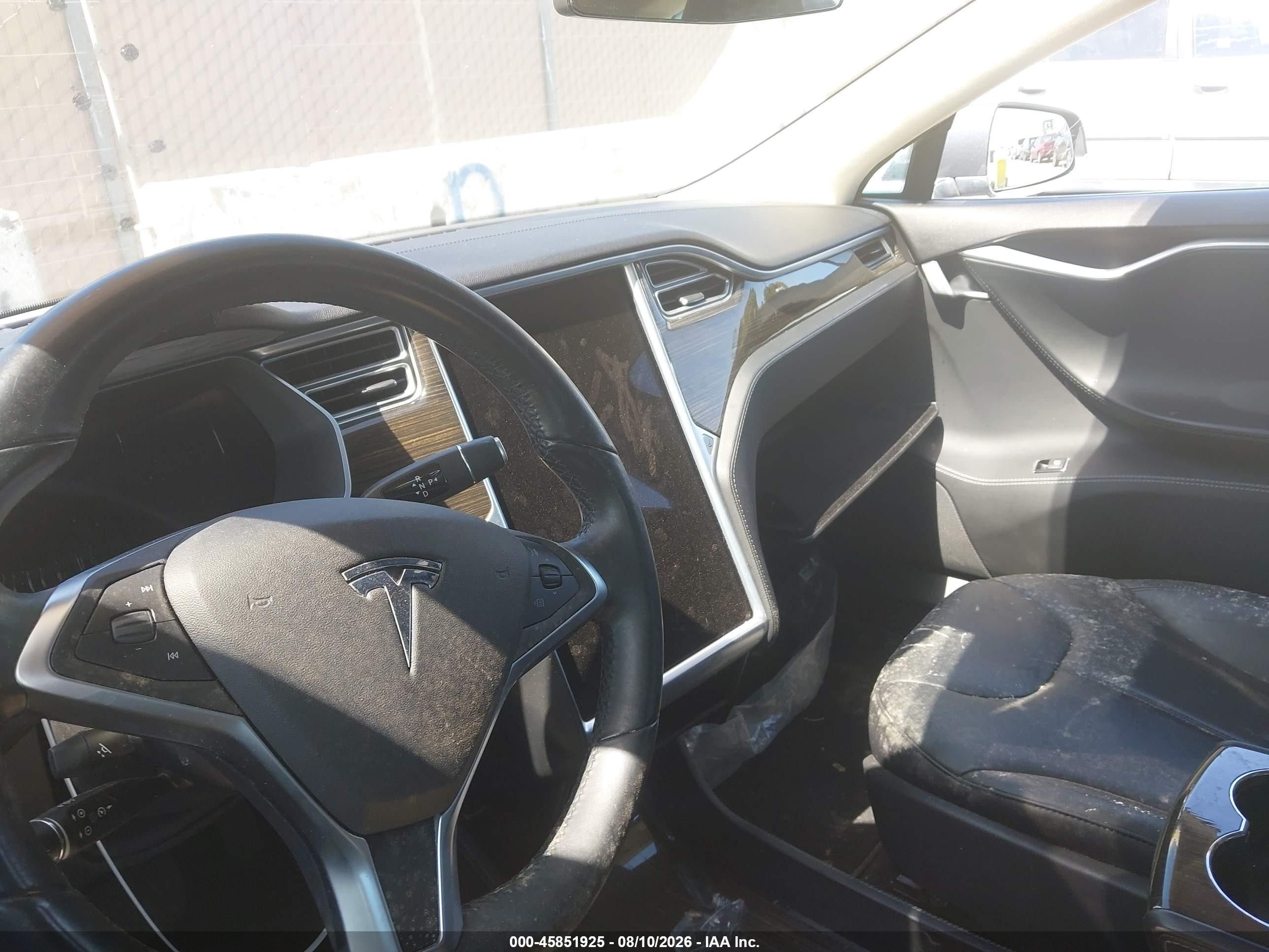 2014 Tesla Model S P85 Gray vin: 5YJSA1H17EFP46950