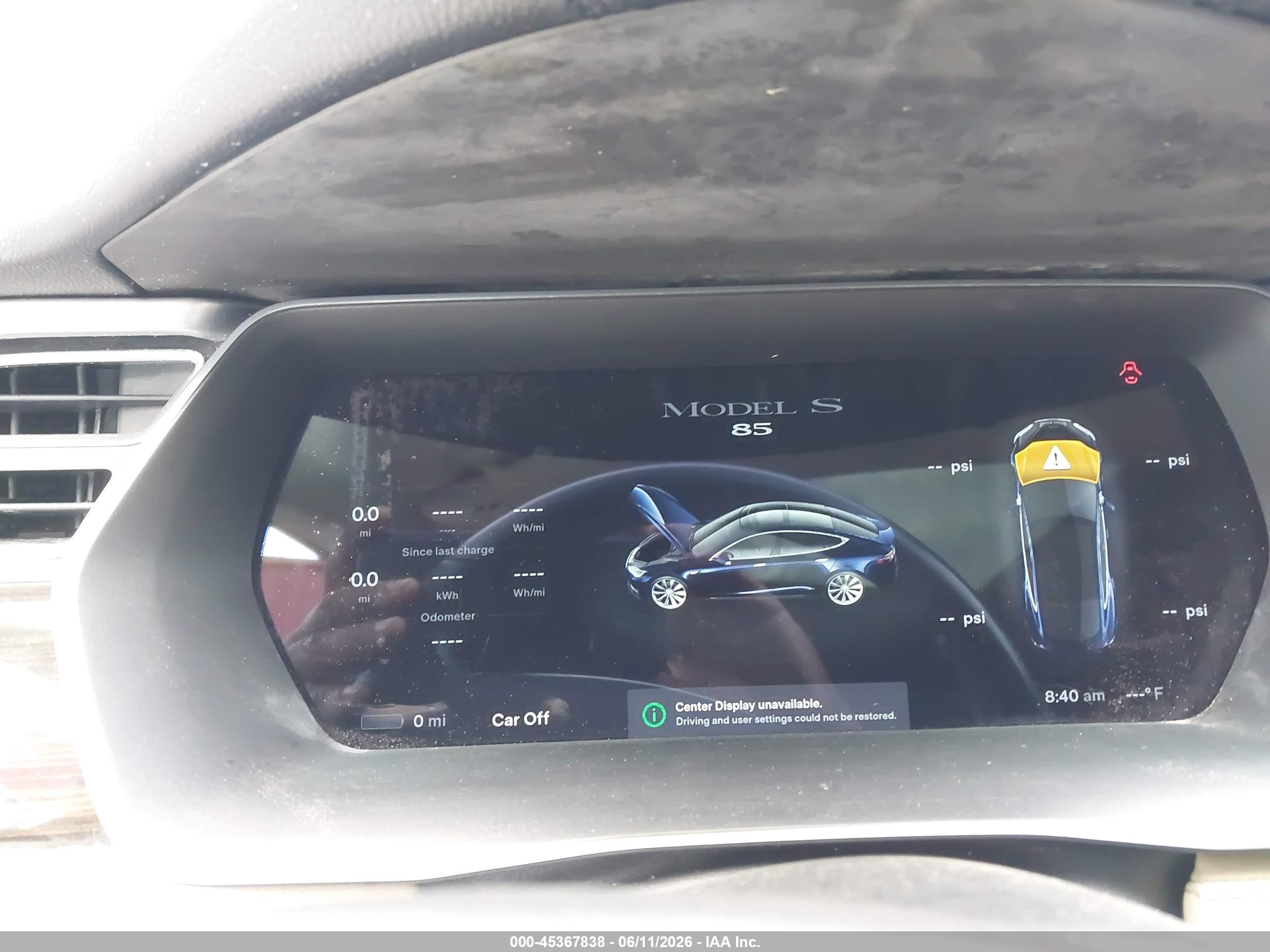 2014 Tesla Model S P85 Blue vin: 5YJSA1H17EFP61268