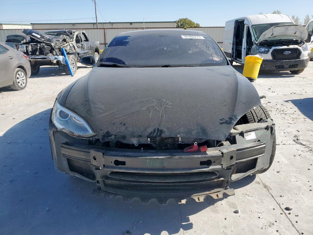 2014 Tesla Model S Black vin: 5YJSA1H18EFP29137