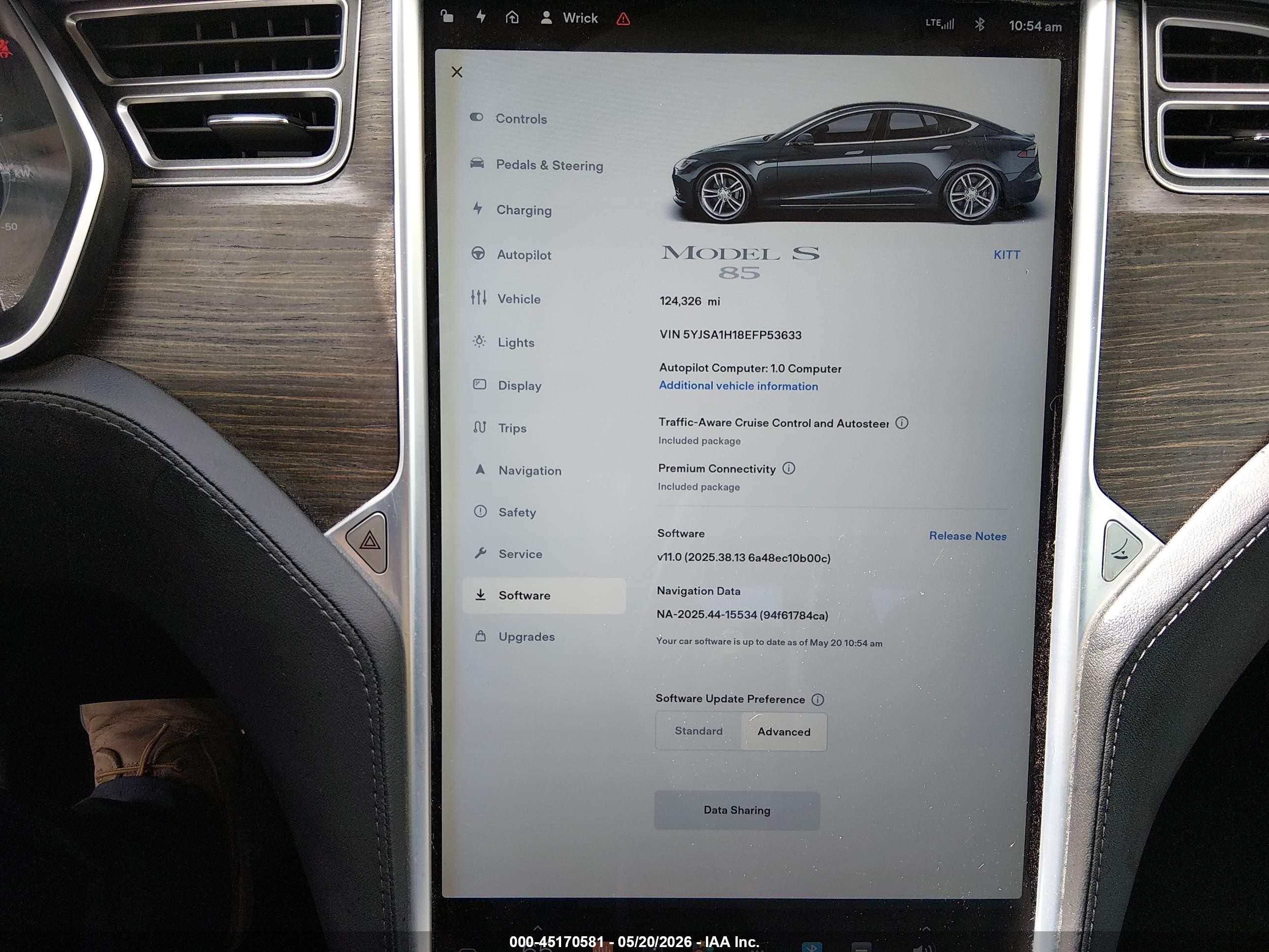 2014 Tesla Model S P85 Gray vin: 5YJSA1H18EFP53633