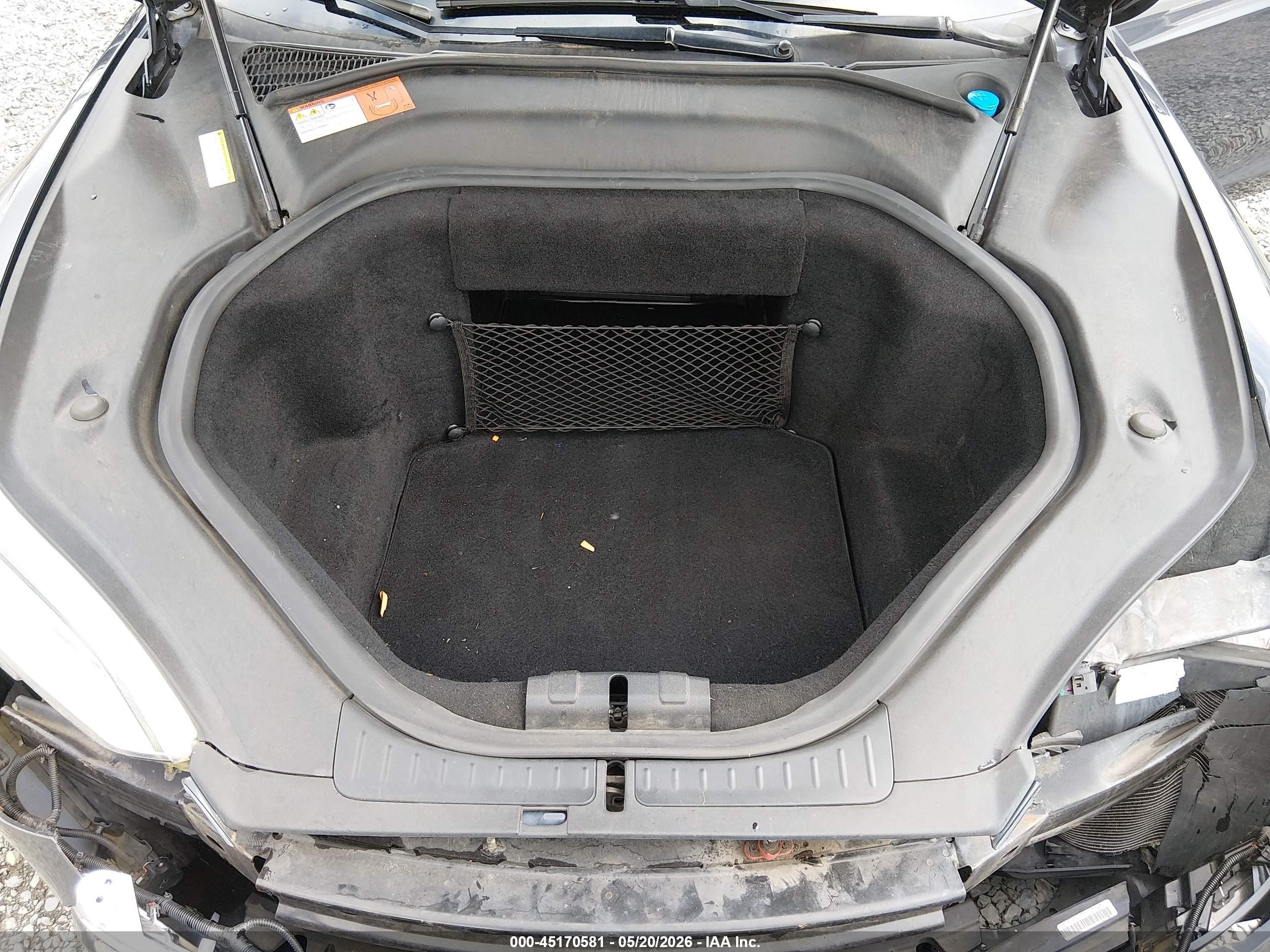 2014 Tesla Model S P85 Gray vin: 5YJSA1H18EFP53633