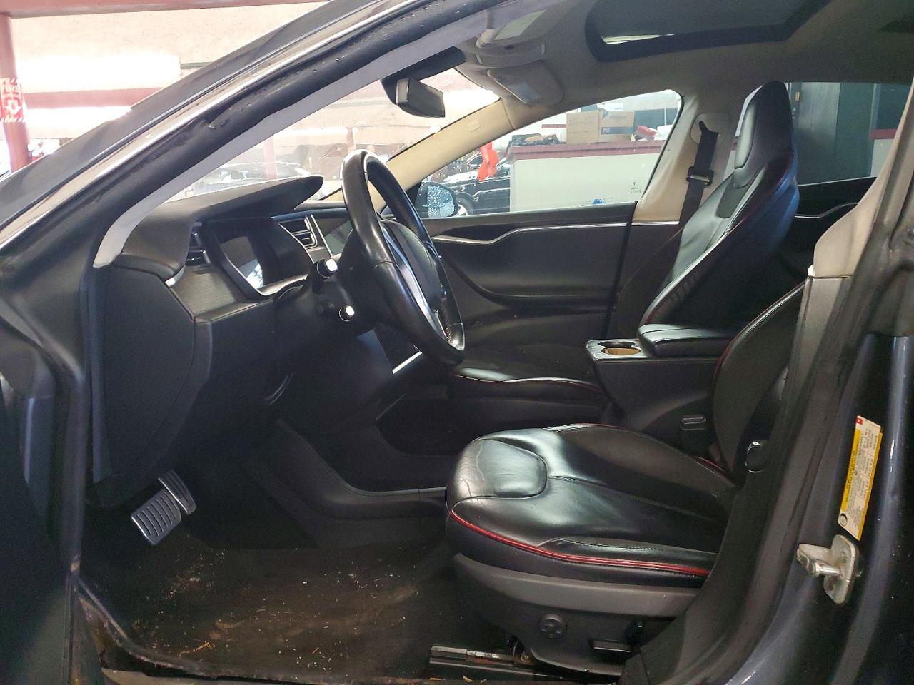 2014 Tesla Model S Gray vin: 5YJSA1H18EFP54149