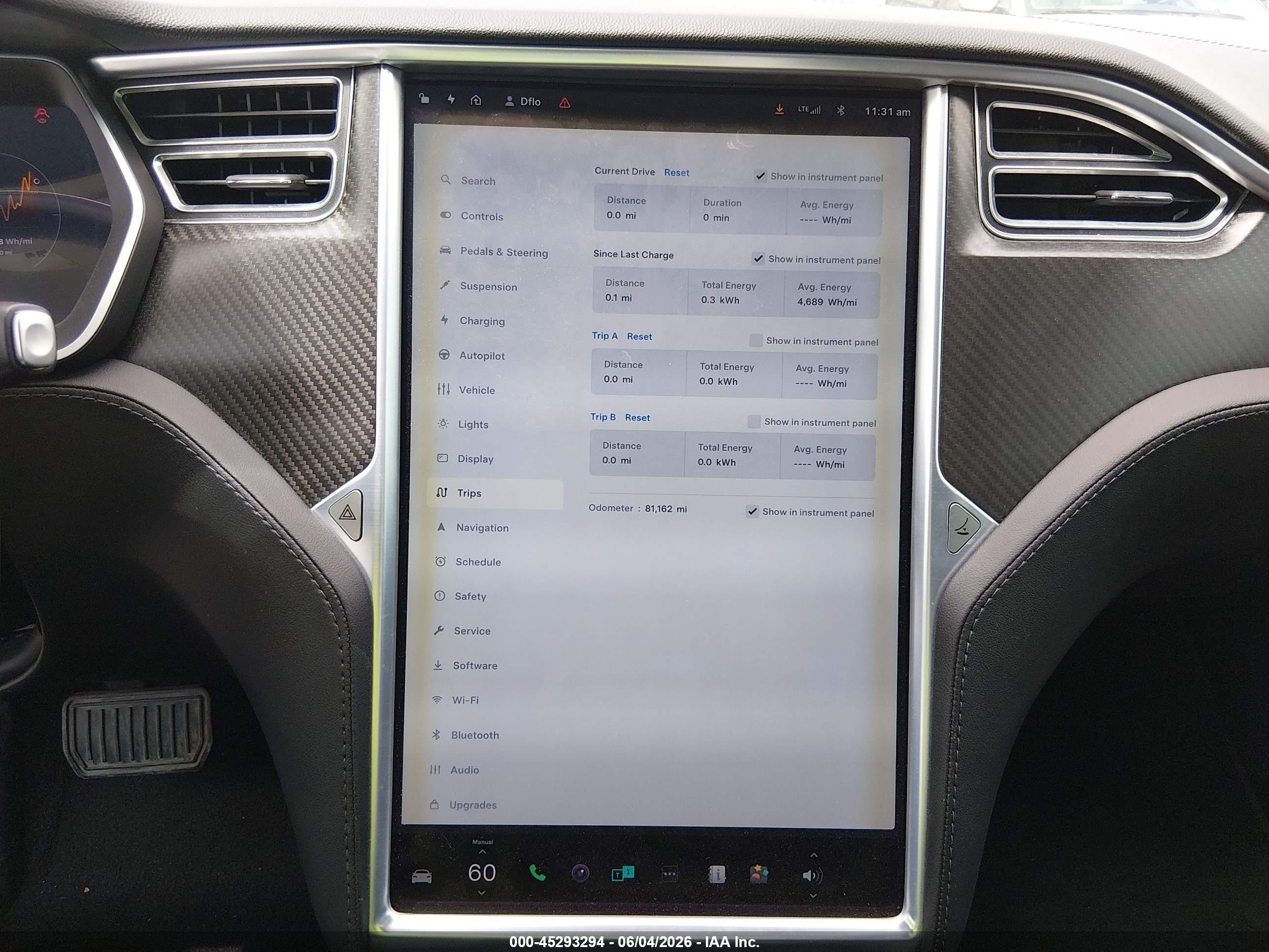2014 Tesla Model S P85 Gray vin: 5YJSA1H18EFP61599