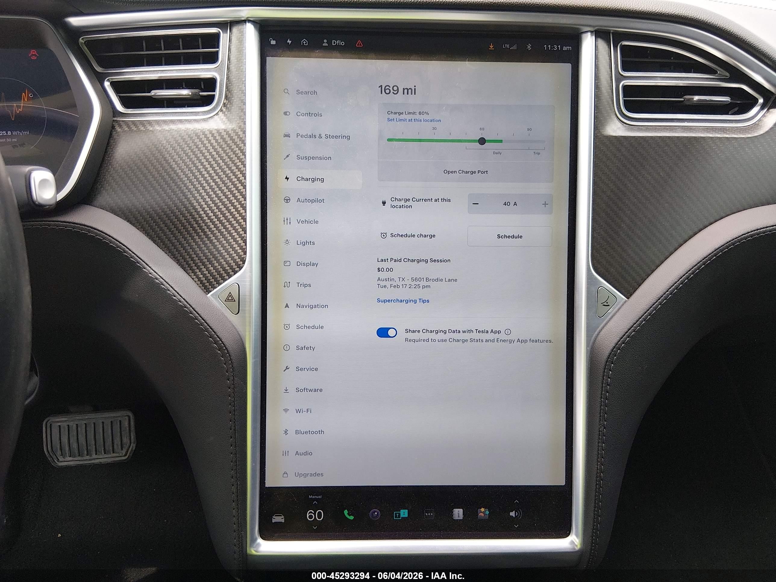 2014 Tesla Model S P85 Gray vin: 5YJSA1H18EFP61599