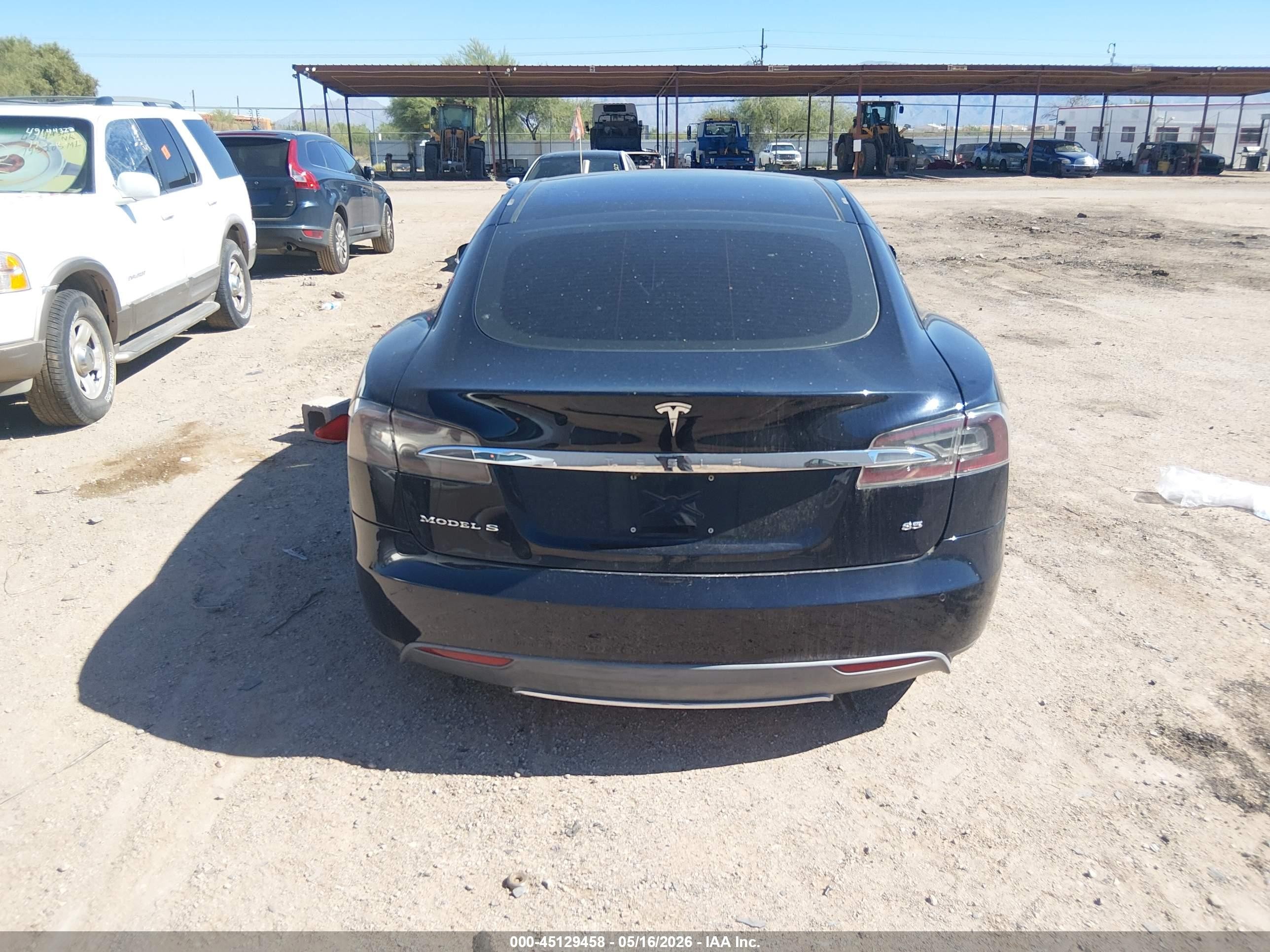 2014 Tesla Model S P85 Blue vin: 5YJSA1H19EFP38722