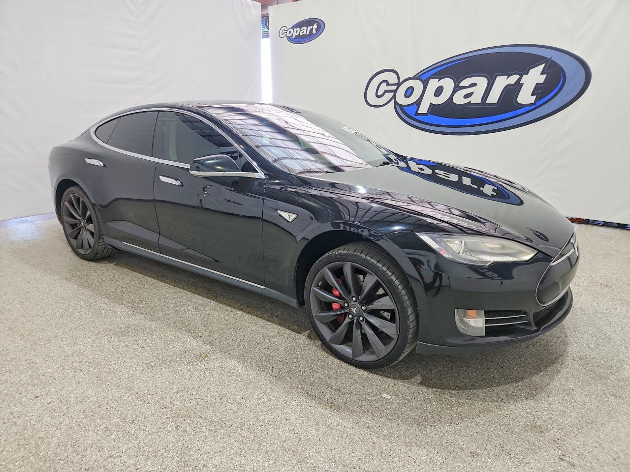 2014 Tesla Model S Black vin: 5YJSA1H19EFP45251