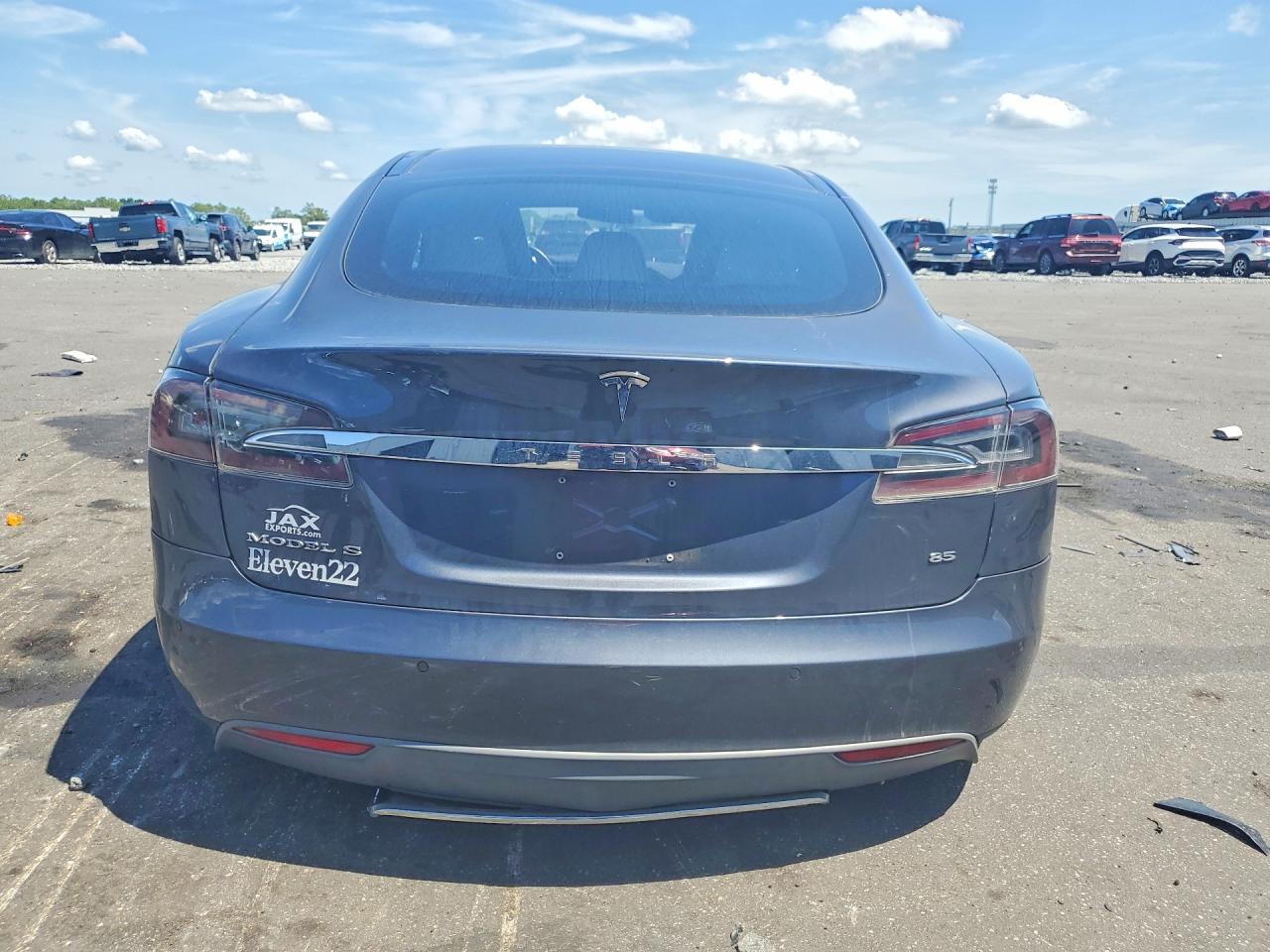 2014 Tesla Model S Gray vin: 5YJSA1H19EFP60476