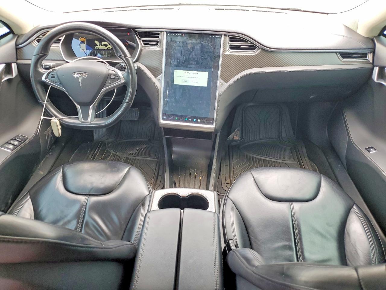2014 Tesla Model S White vin: 5YJSA1H19EFP61336