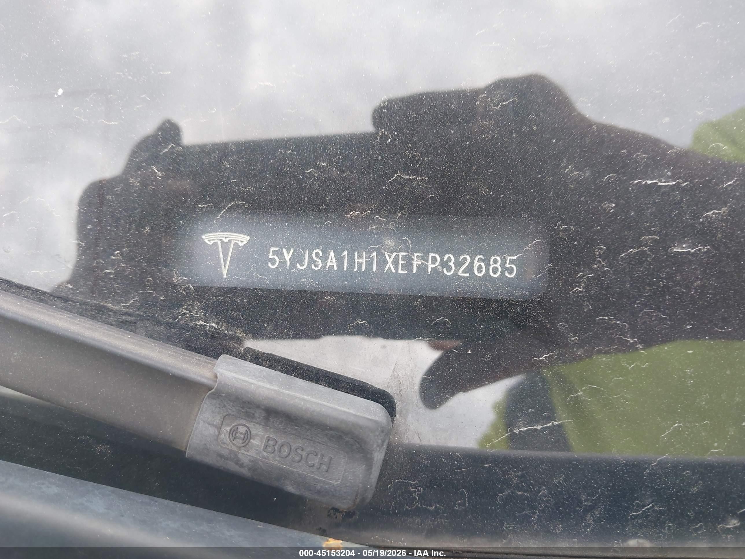2014 Tesla Model S P85 Белый vin: 5YJSA1H1XEFP32685