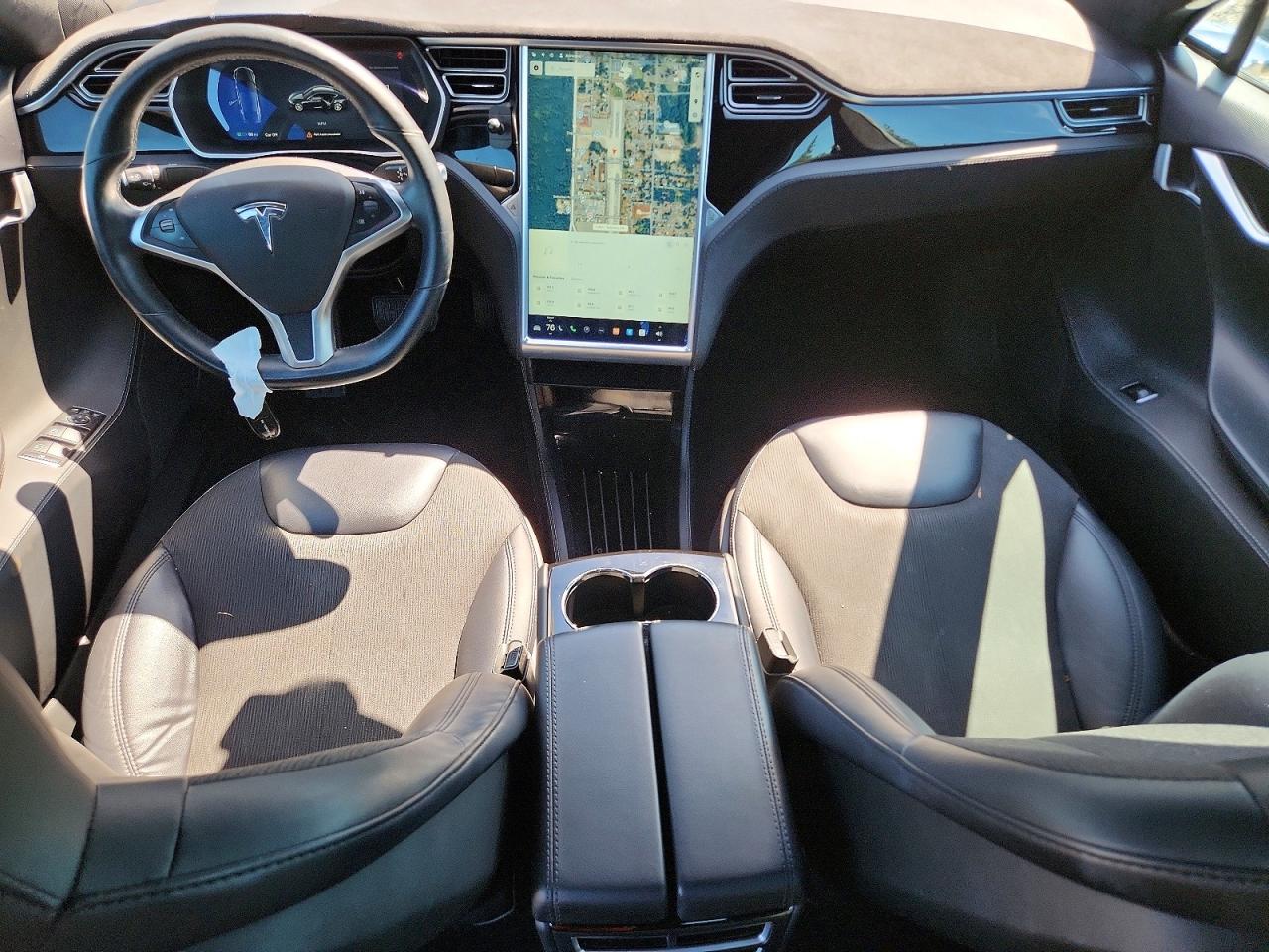 2015 Tesla Model S 85d Gray vin: 5YJSA1H20FFP70307