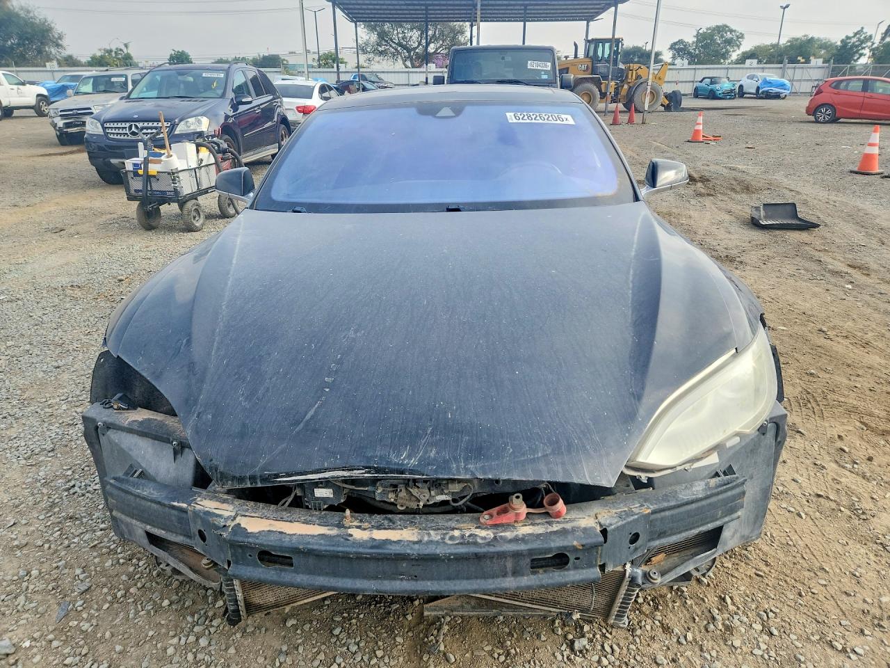 2014 Tesla Model S Black vin: 5YJSA1H21EFP62246
