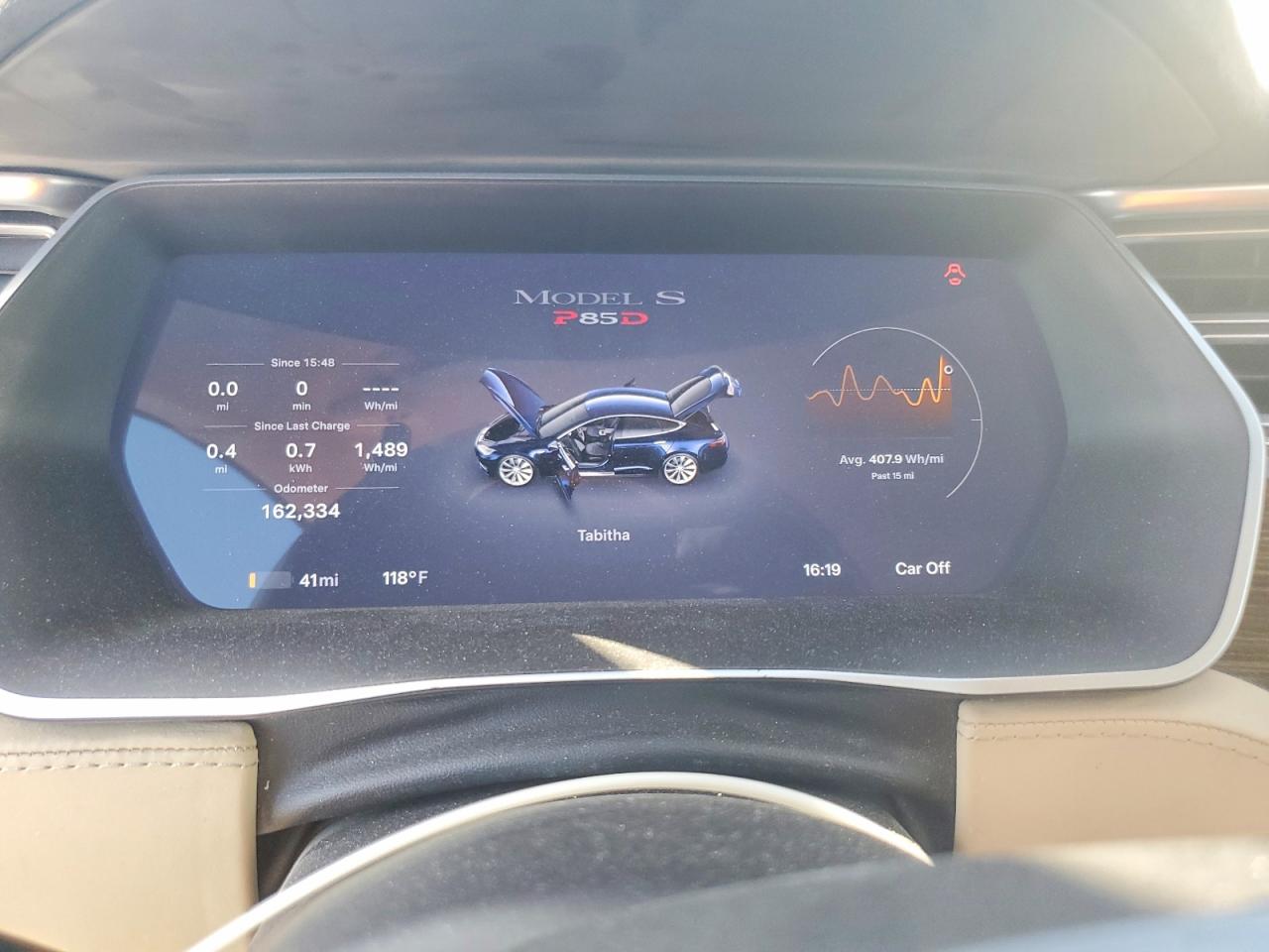 2015 Tesla Model S 85d Blue vin: 5YJSA1H21FFP69795