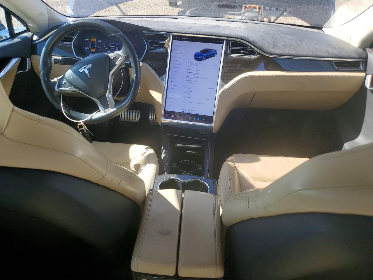 2015 Tesla Model S 85d Blue vin: 5YJSA1H21FFP69795