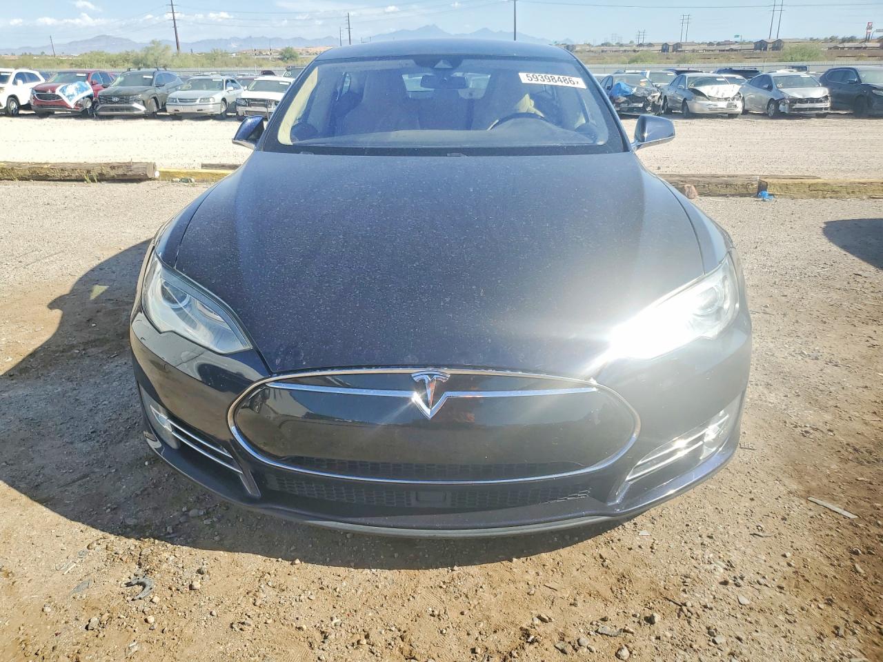 2015 Tesla Model S 85d Blue vin: 5YJSA1H21FFP69795