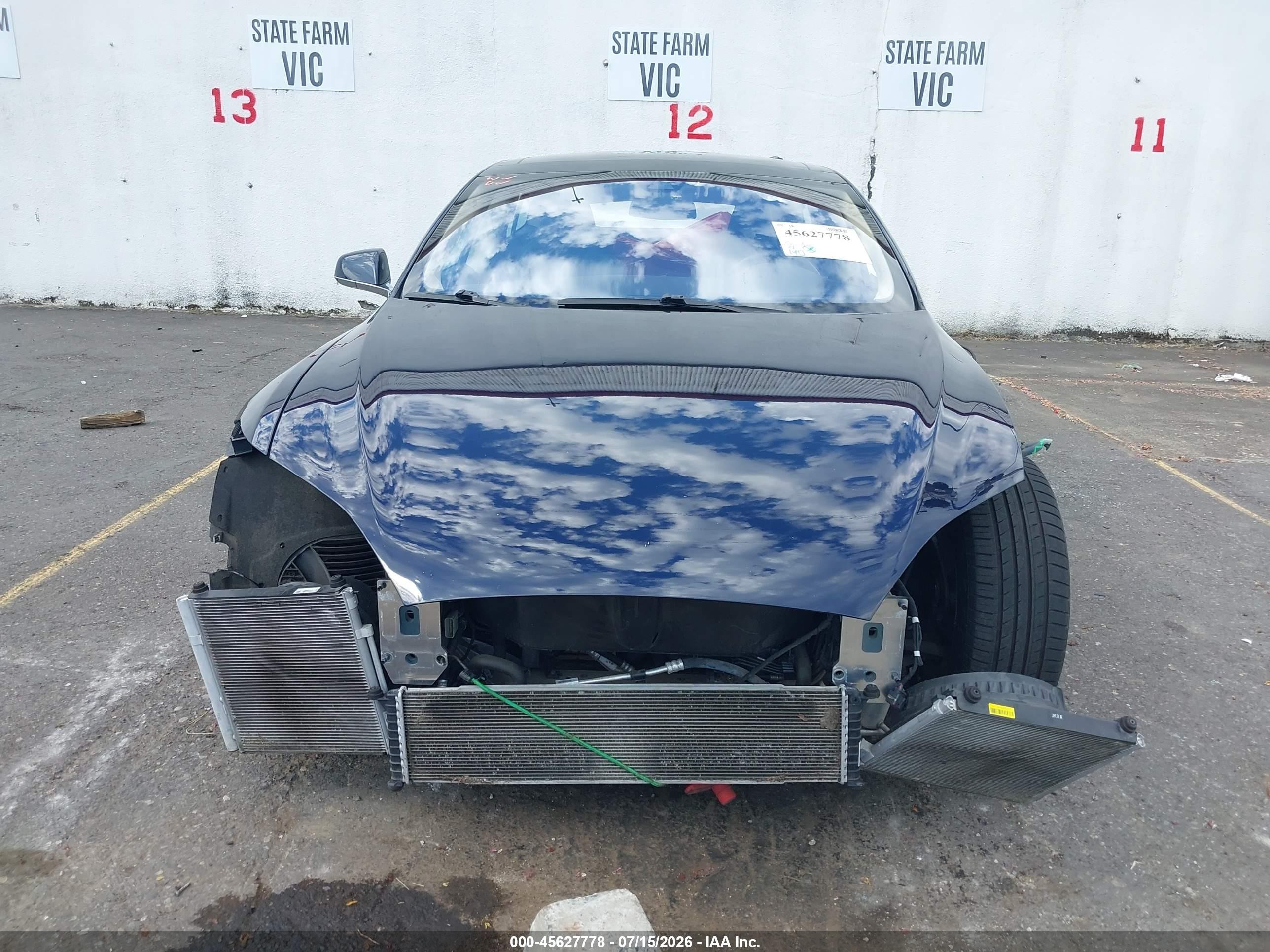 2015 Tesla Model S 70d/85d/p85d Dark Blue vin: 5YJSA1H22FF087976