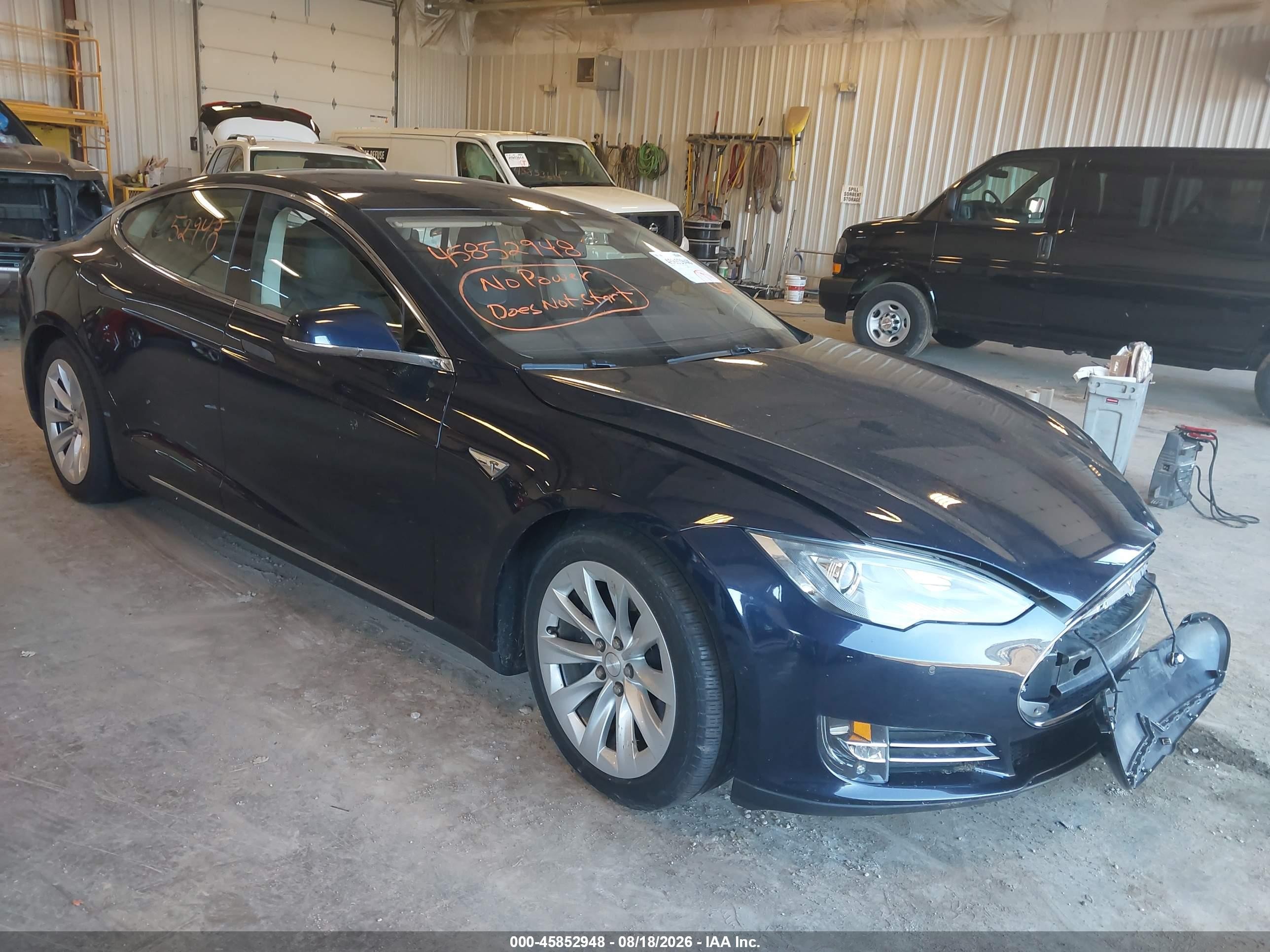 2015 Tesla Model S 70d/85d/p85d Blue vin: 5YJSA1H22FFP77744