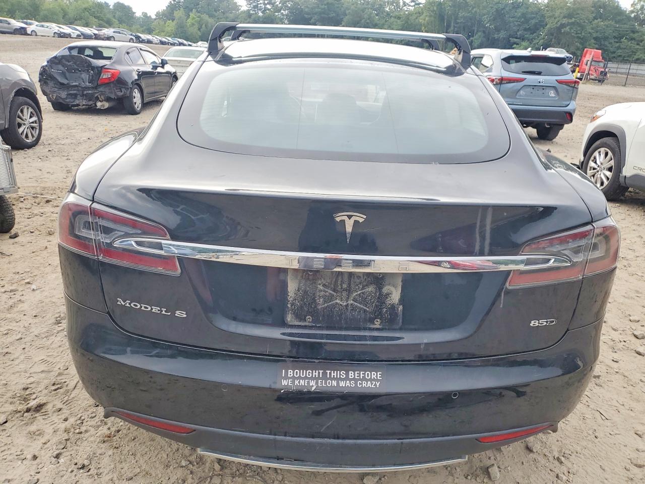 2015 Tesla Model S 85d Черный vin: 5YJSA1H22FFP79574