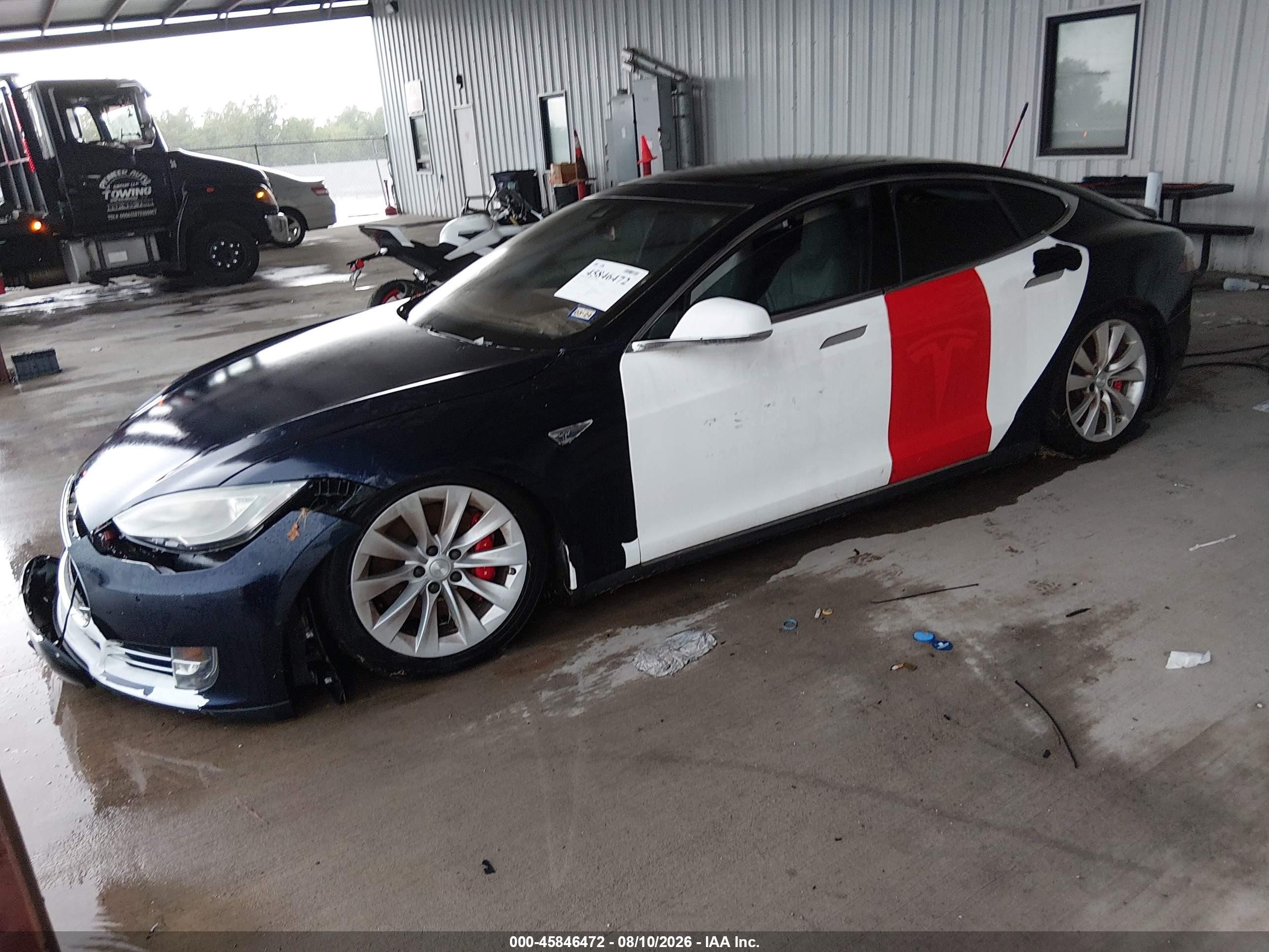 2015 Tesla Model S 70d/85d/p85d Blue vin: 5YJSA1H23FFP76120