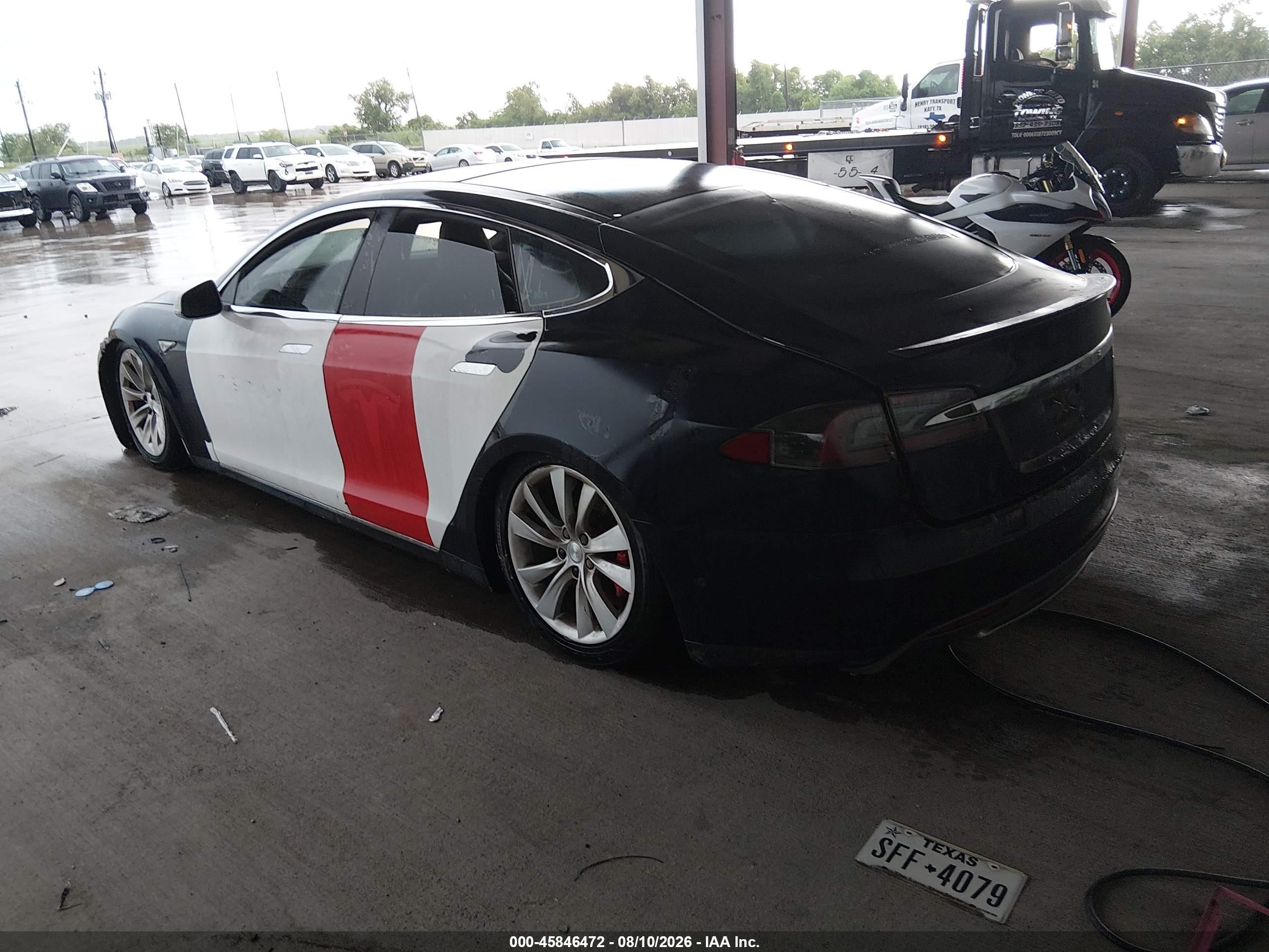 2015 Tesla Model S 70d/85d/p85d Blue vin: 5YJSA1H23FFP76120