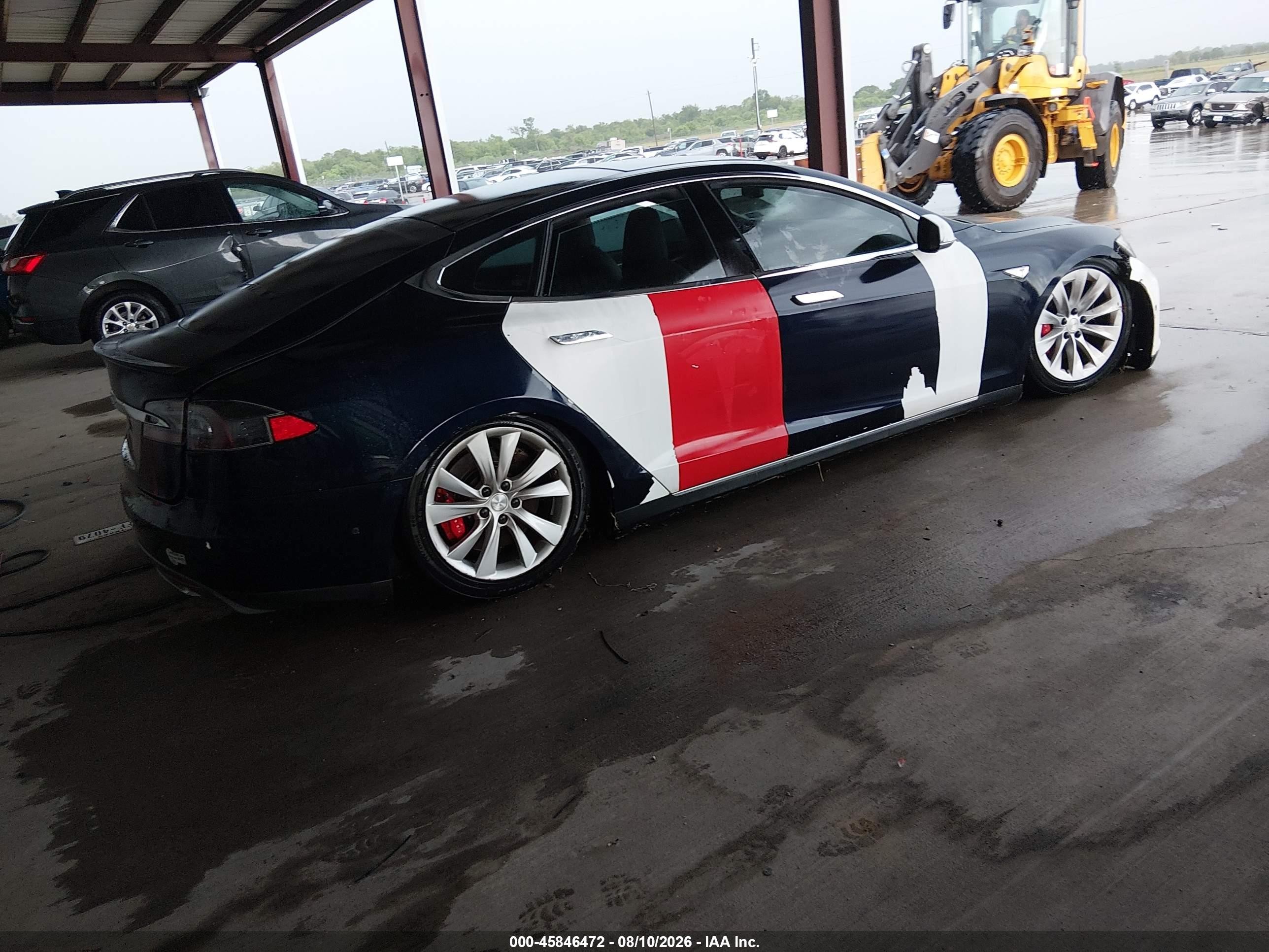 2015 Tesla Model S 70d/85d/p85d Blue vin: 5YJSA1H23FFP76120