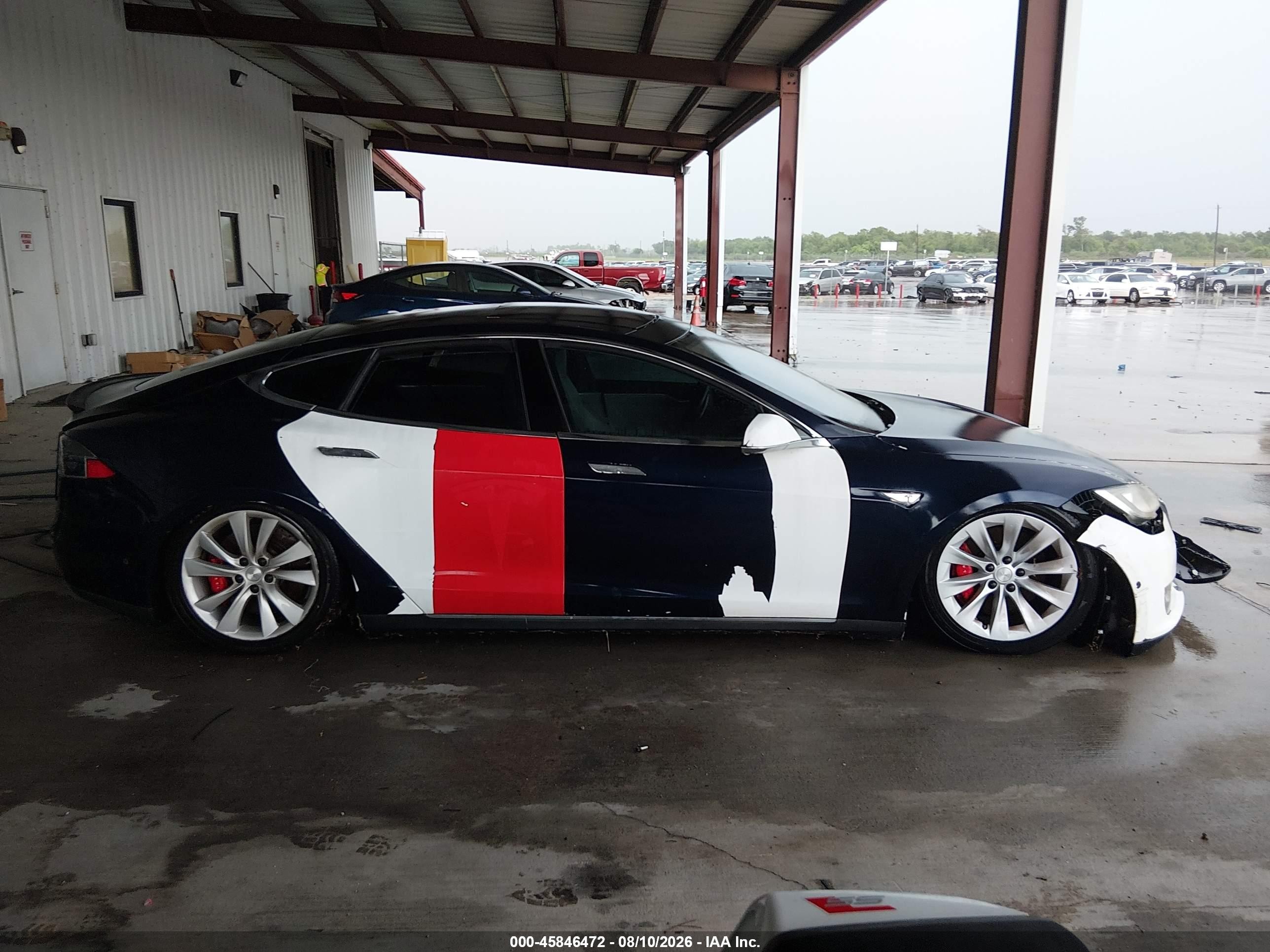 2015 Tesla Model S 70d/85d/p85d Blue vin: 5YJSA1H23FFP76120