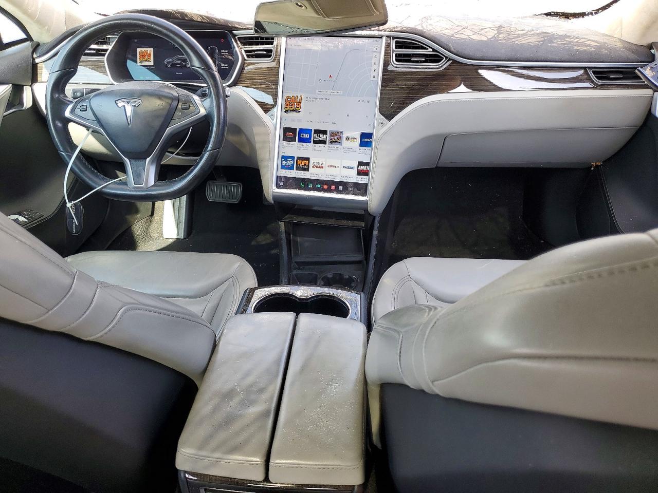 2015 Tesla Model S 85d Charcoal vin: 5YJSA1H24FF081774