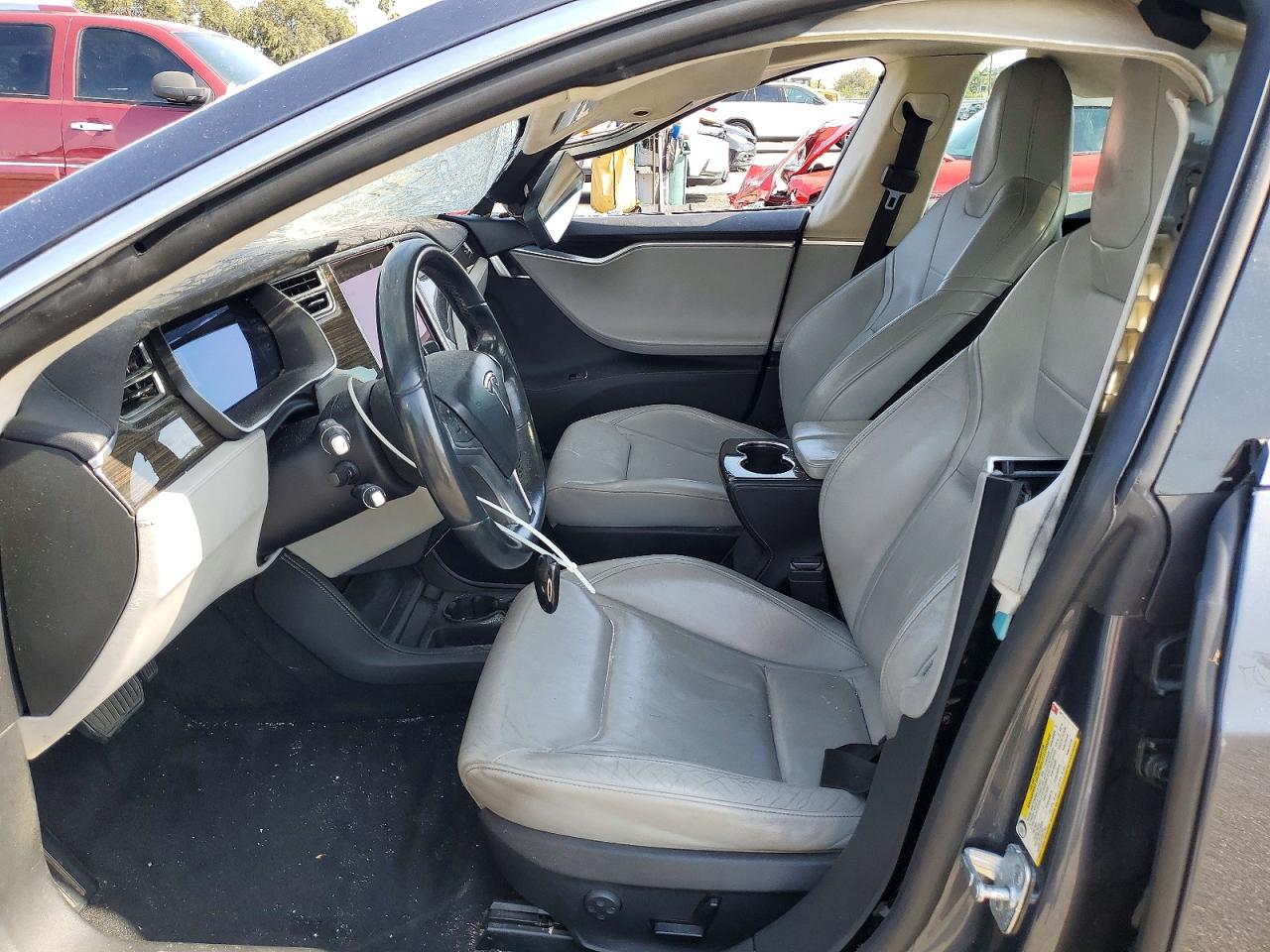2015 Tesla Model S 85d Charcoal vin: 5YJSA1H24FF081774