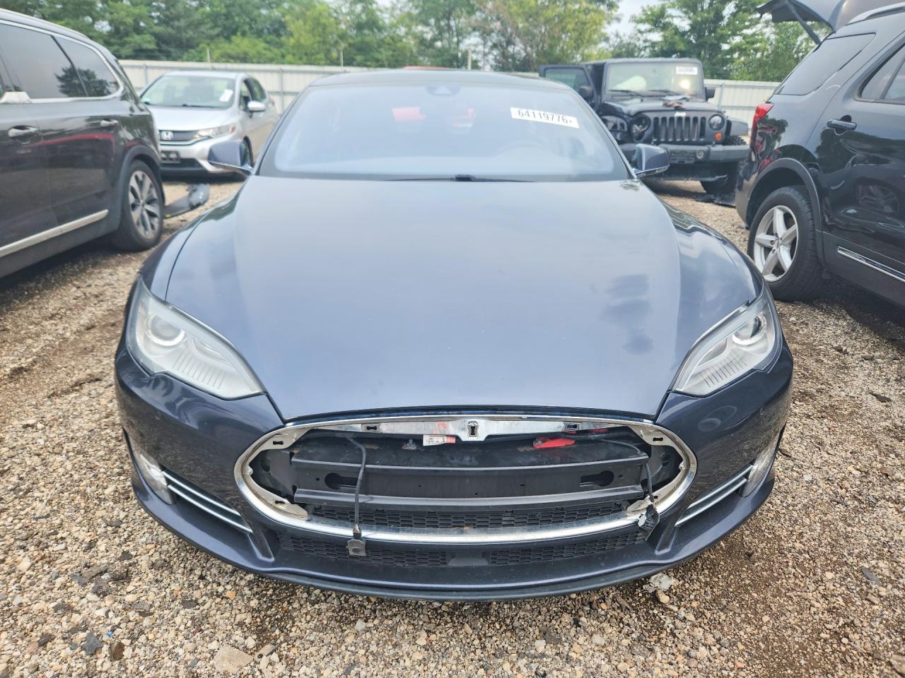 2015 Tesla Model S 85d Gray vin: 5YJSA1H24FFP76837