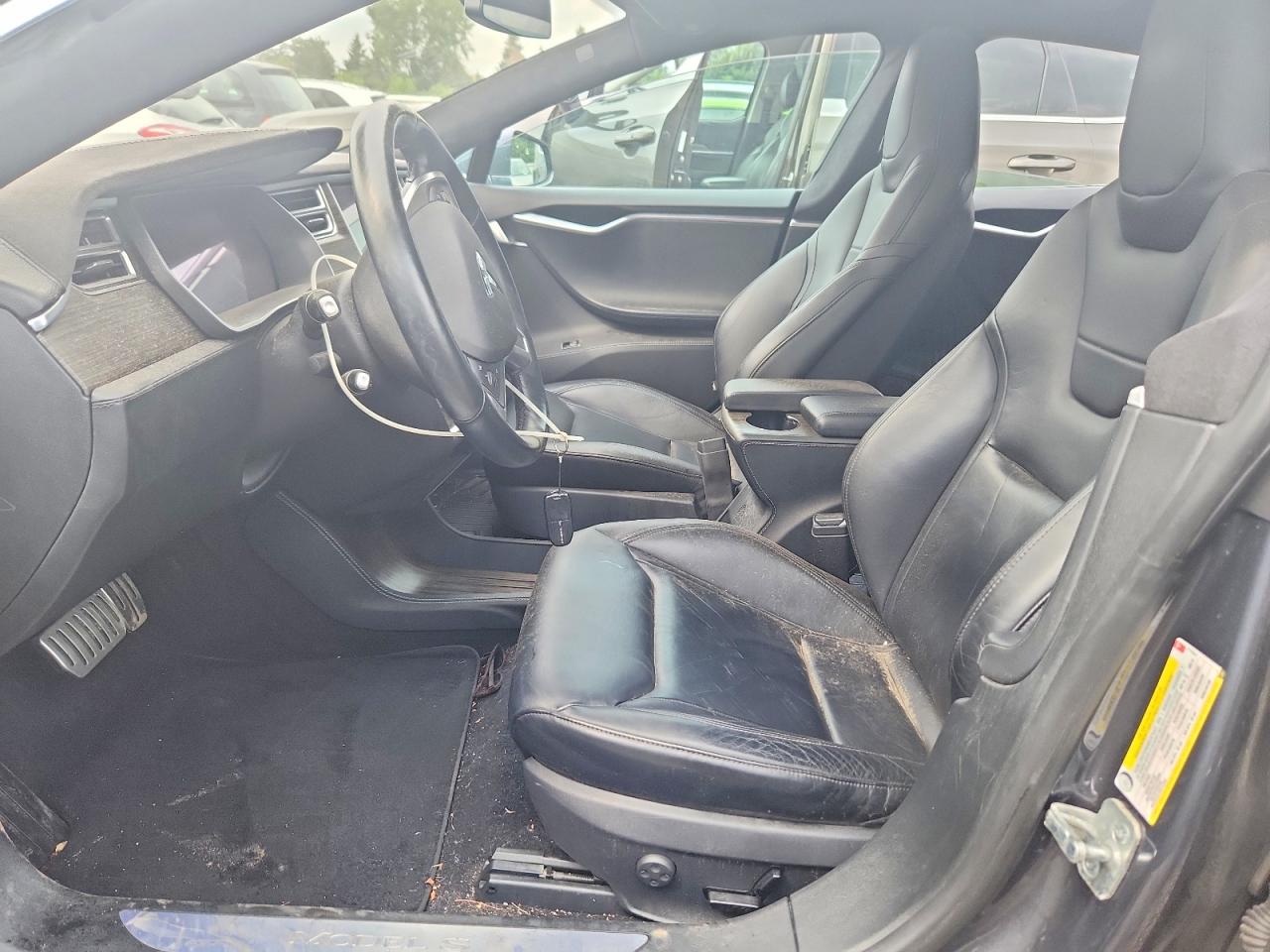2015 Tesla Model S 85d Gray vin: 5YJSA1H24FFP76837