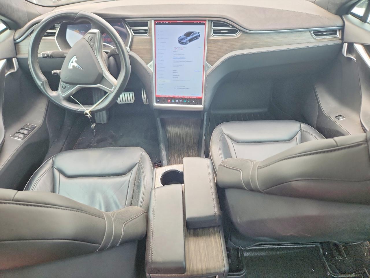 2015 Tesla Model S 85d Gray vin: 5YJSA1H24FFP76837