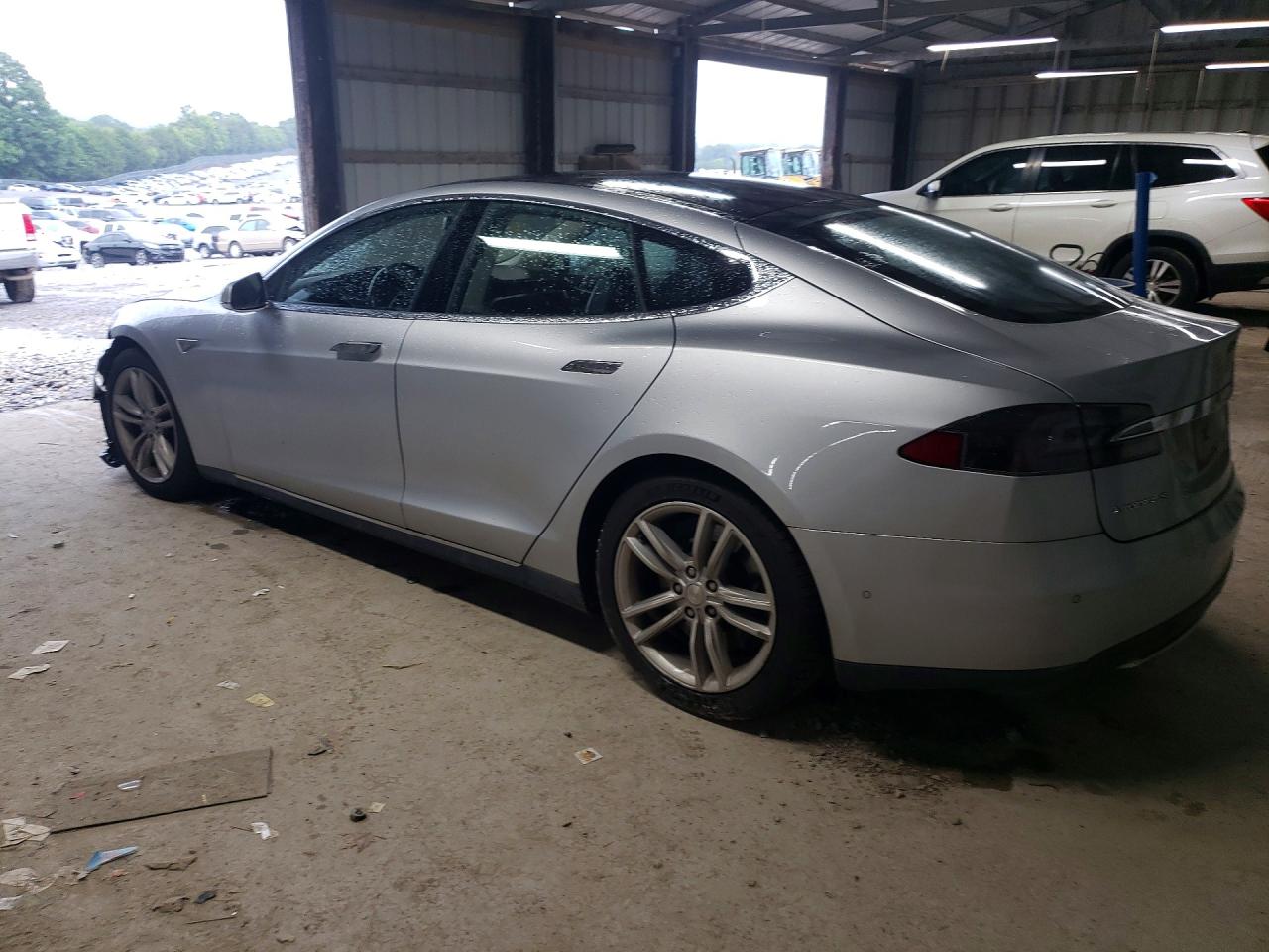 2015 Tesla Model S 85d Silver vin: 5YJSA1H24FFP79091
