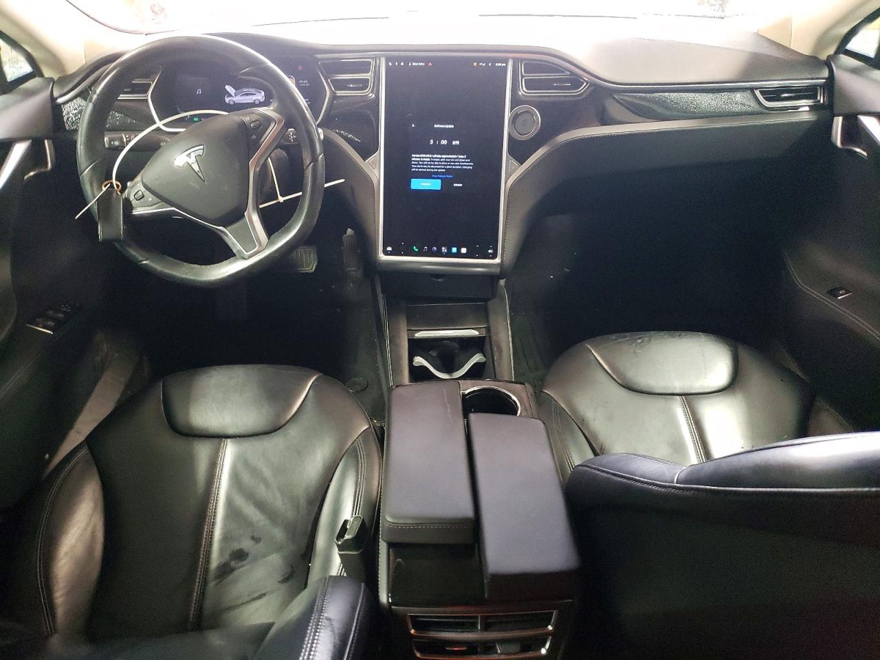 2015 Tesla Model S 85d Silver vin: 5YJSA1H24FFP79091