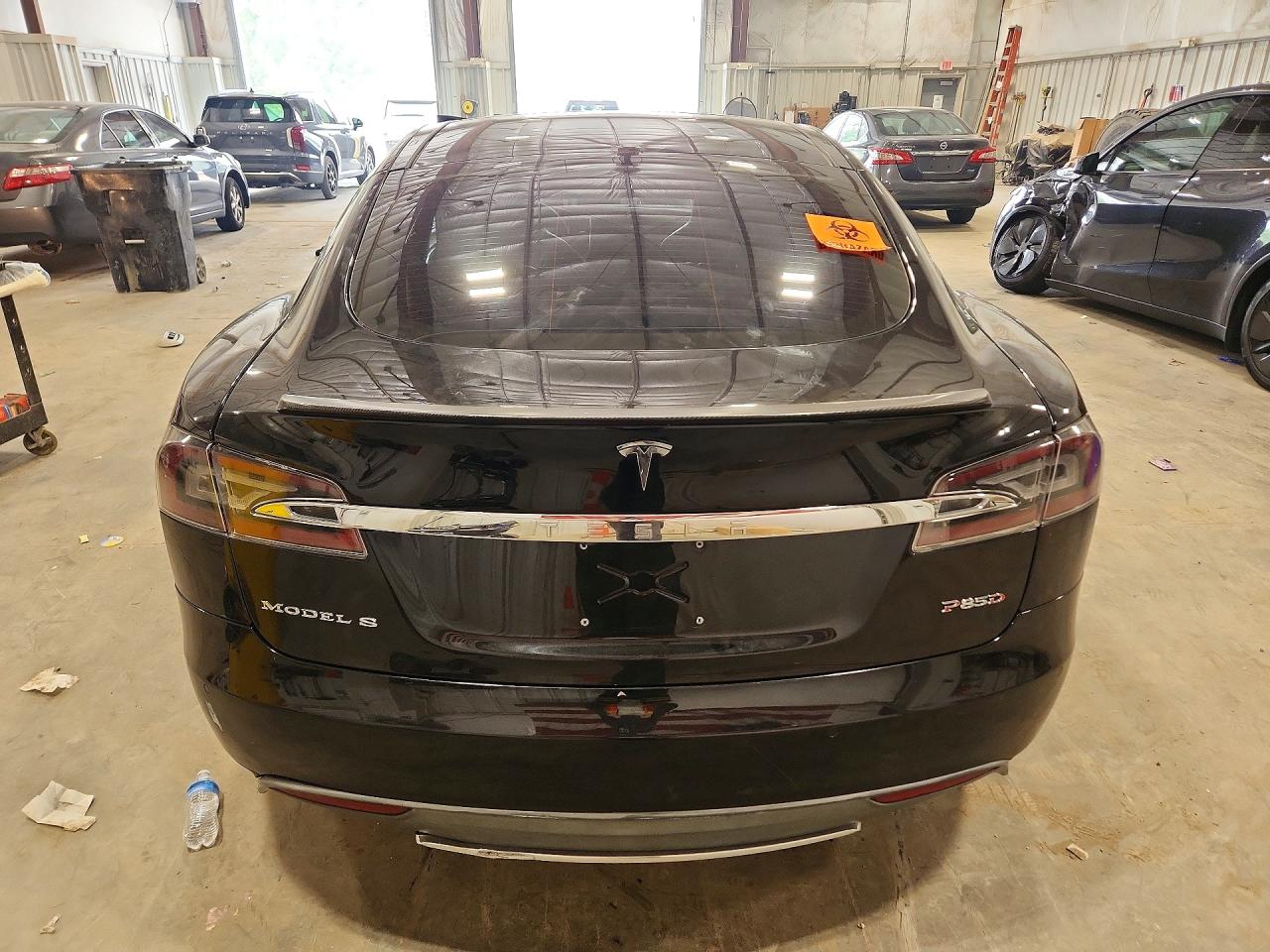 2014 Tesla Model S Black vin: 5YJSA1H25EFP63111