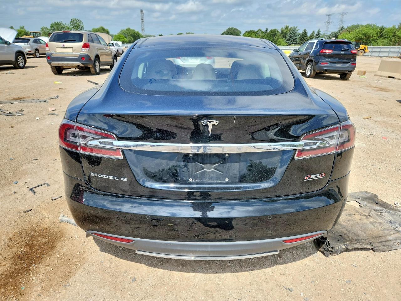 2014 Tesla Model S Black vin: 5YJSA1H25EFP64601